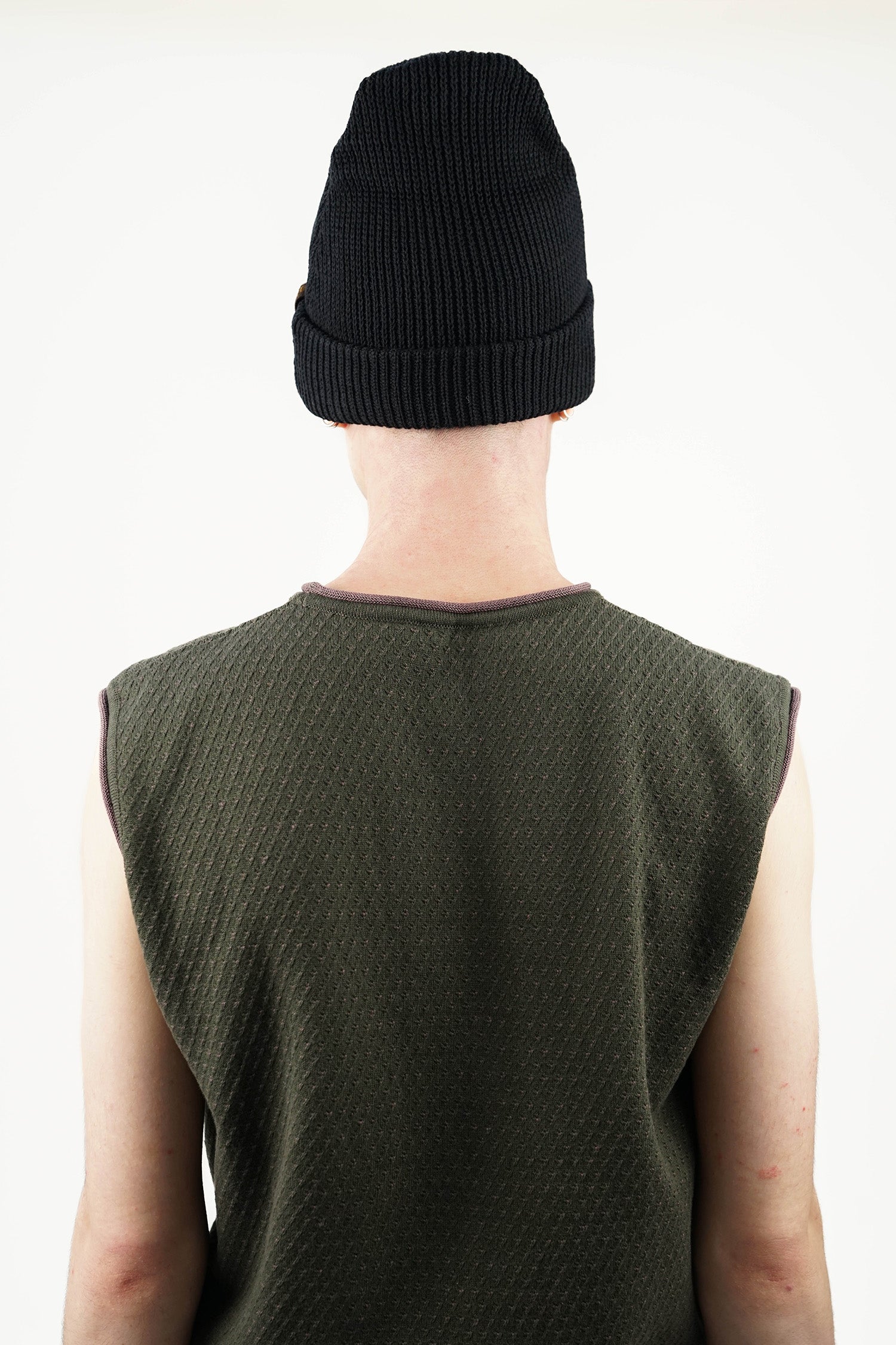 Isa Boulder - Half Milano Knit Beanie - Black