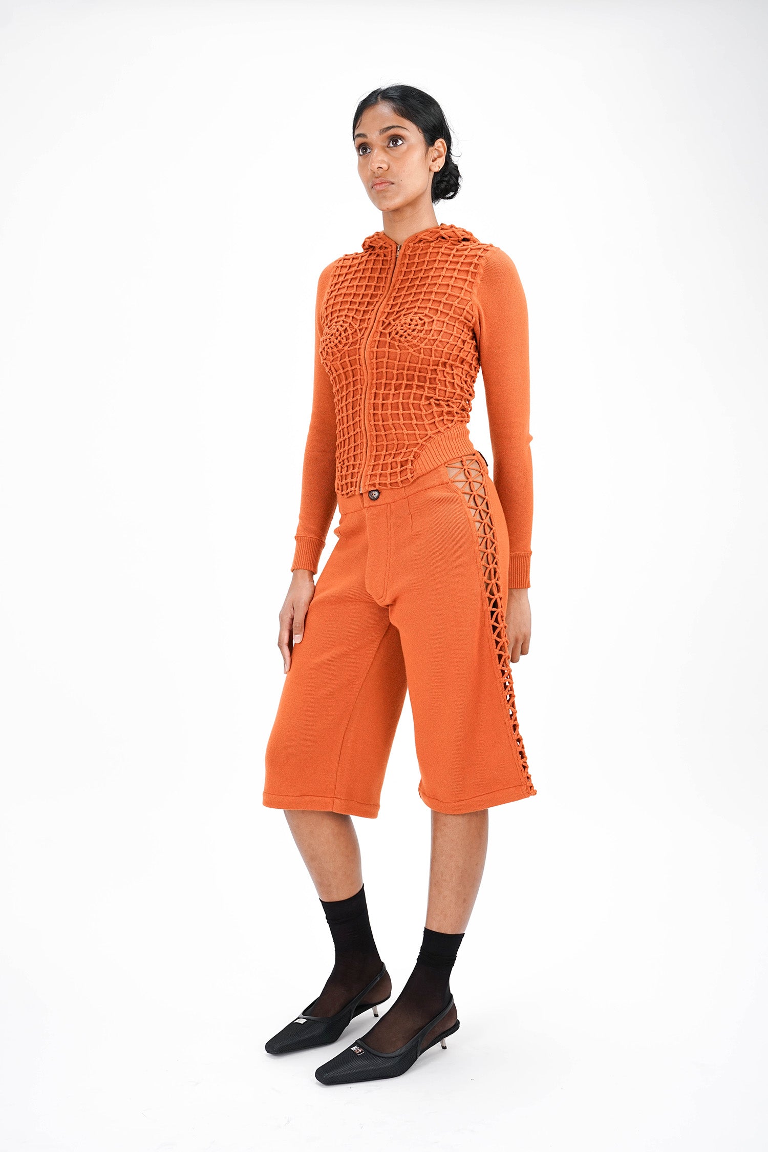Isa Boulder - Relaxed Macrame Pants - Ginger
