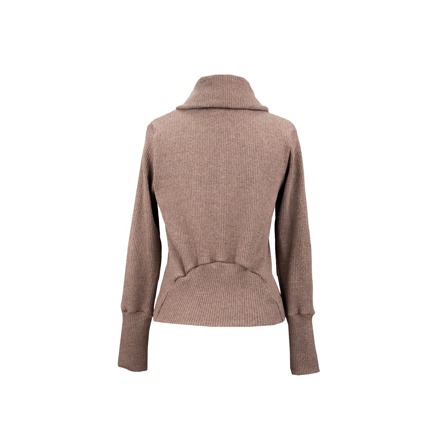 L.H - Cargo Cardigan - Brown Marle