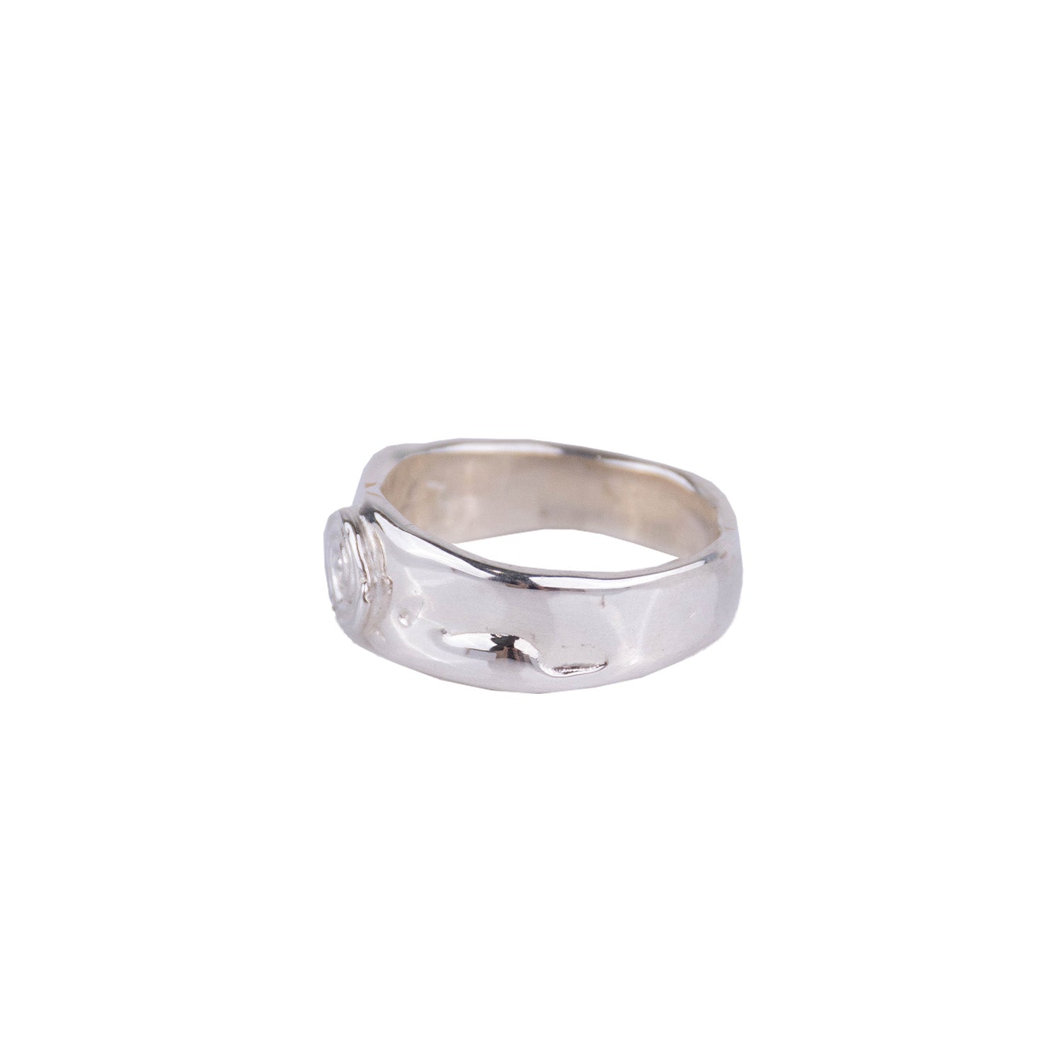 Sade Blake - 006 Chunky Spiral Ring - Silver