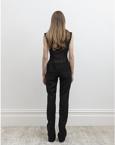 Kahe - Tailored Trouser - Black