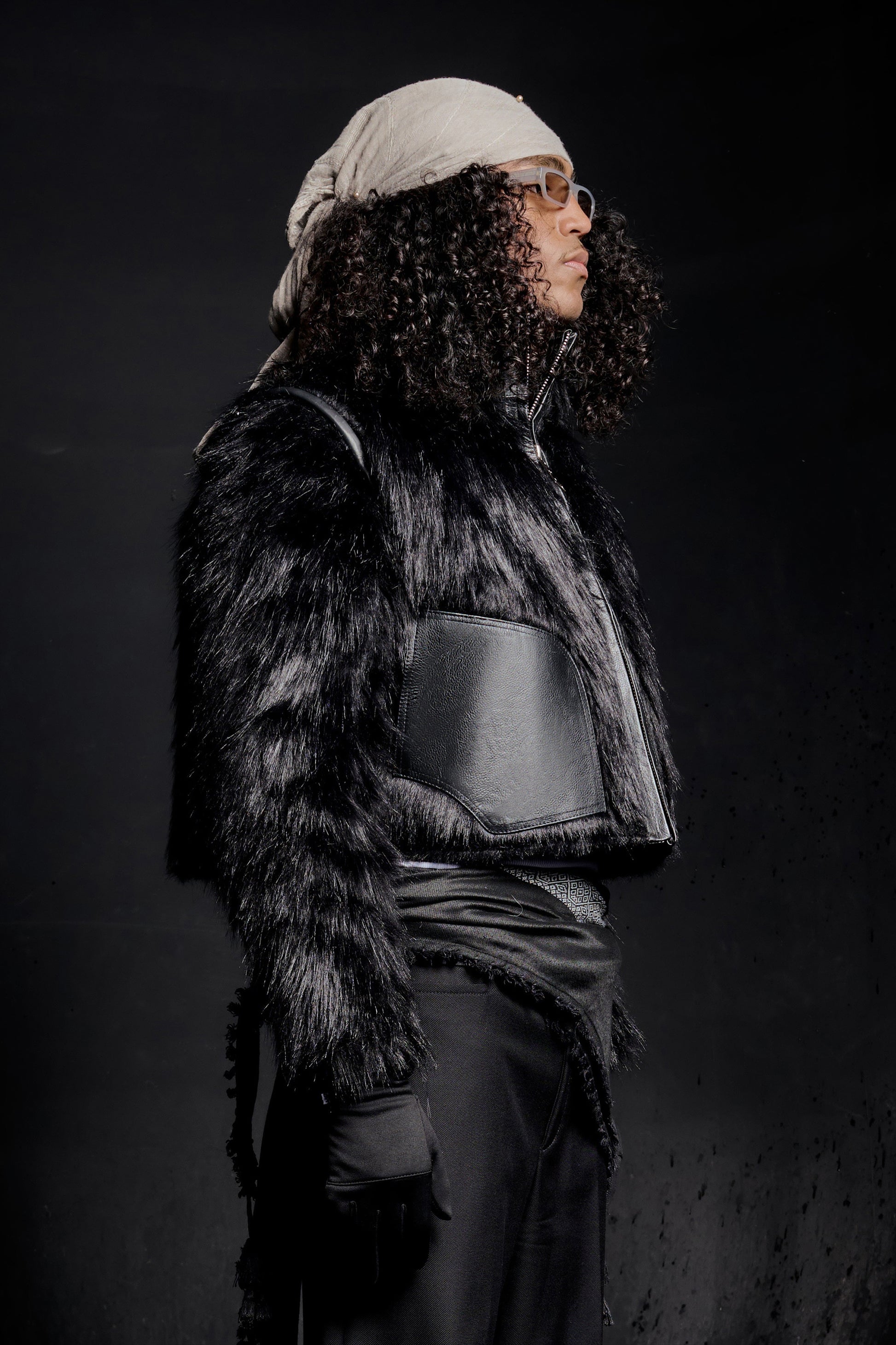 Mercy x Mankind - 'RUH' Fur Jacket - Black