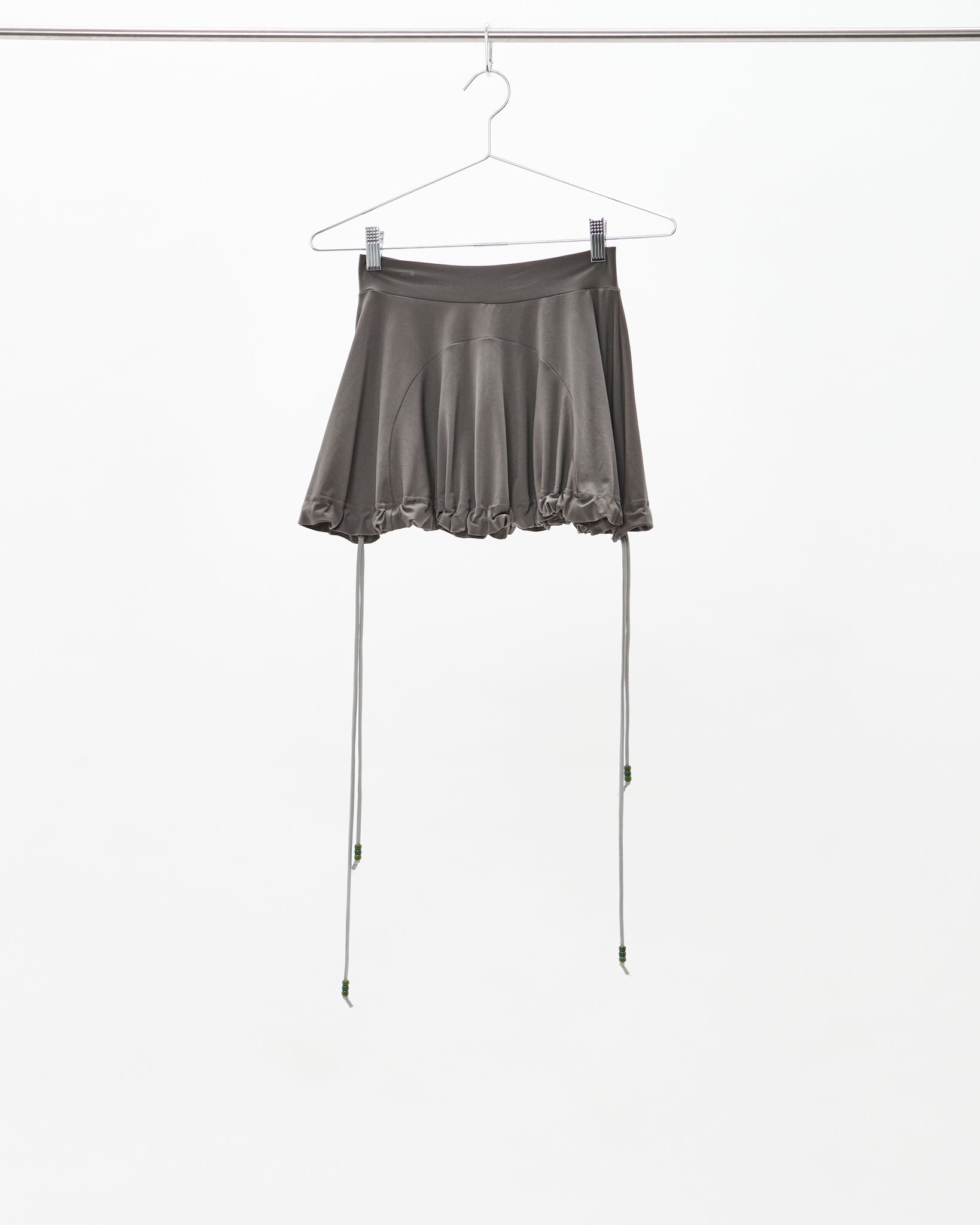 BRB - Deflated Bubble Mini Skirt Swamp Green