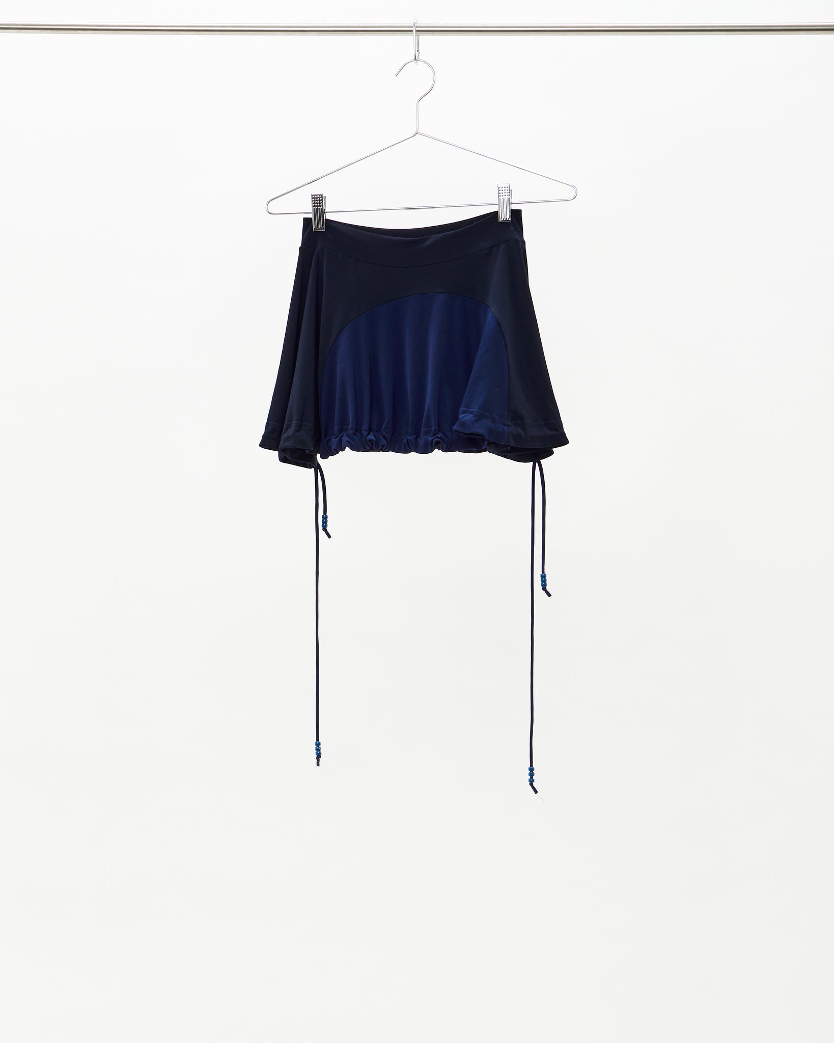 BRB - Deflated Bubble Mini Skirt Ink and Navy