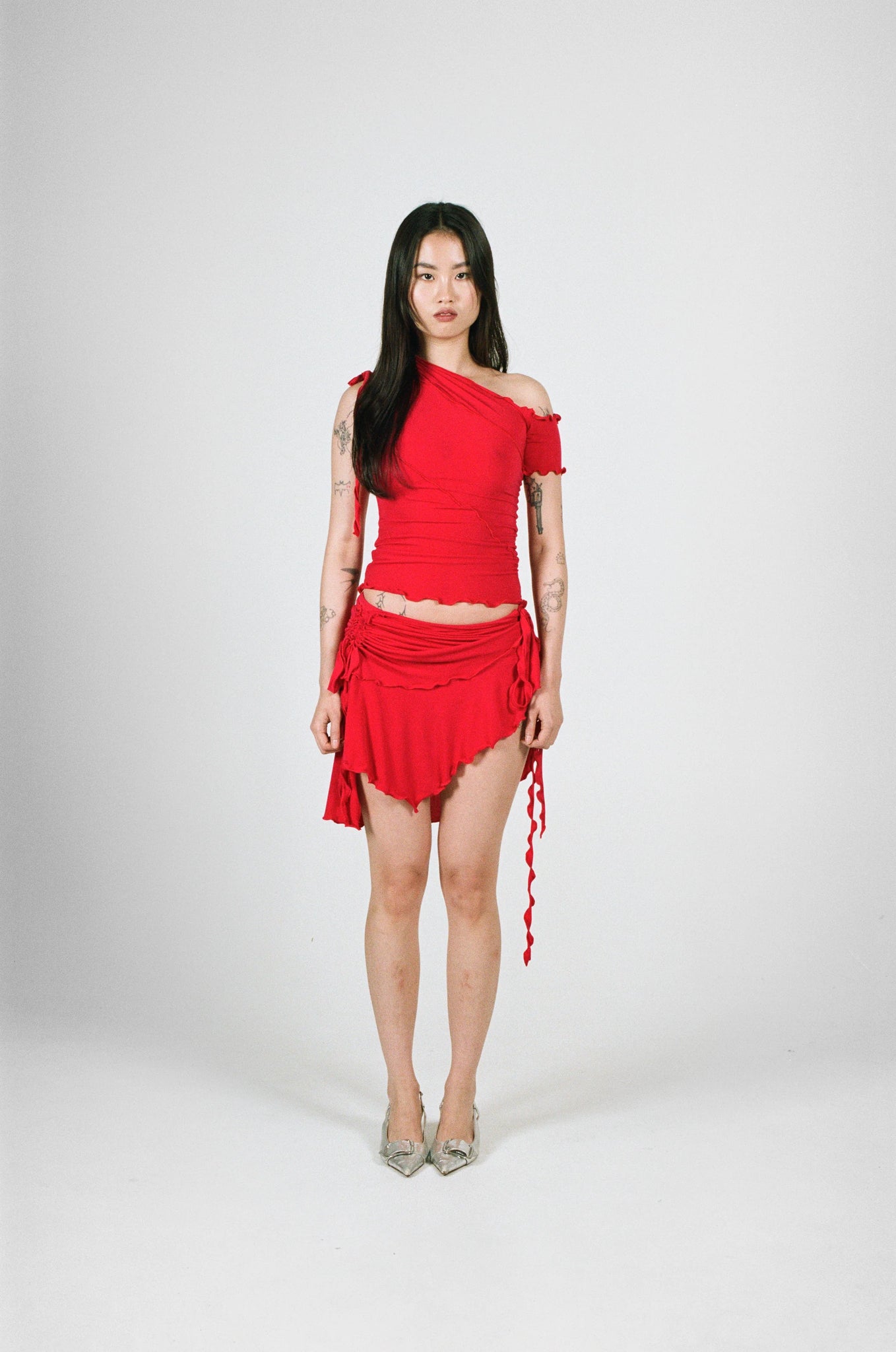 OATS - Split Skirt Mini - Red