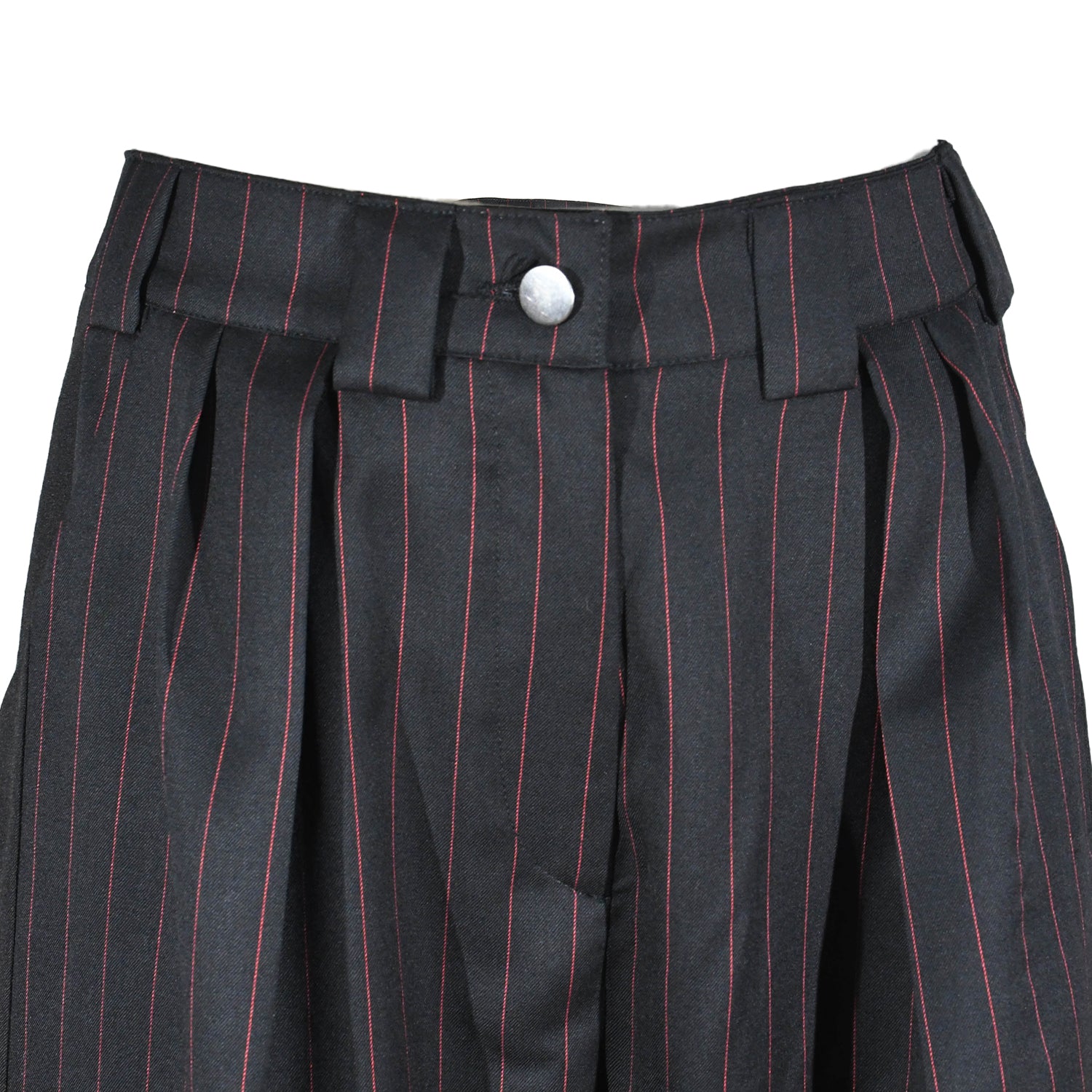 ASAU - 03 Football Tux Short - Black/Red Pinstripe