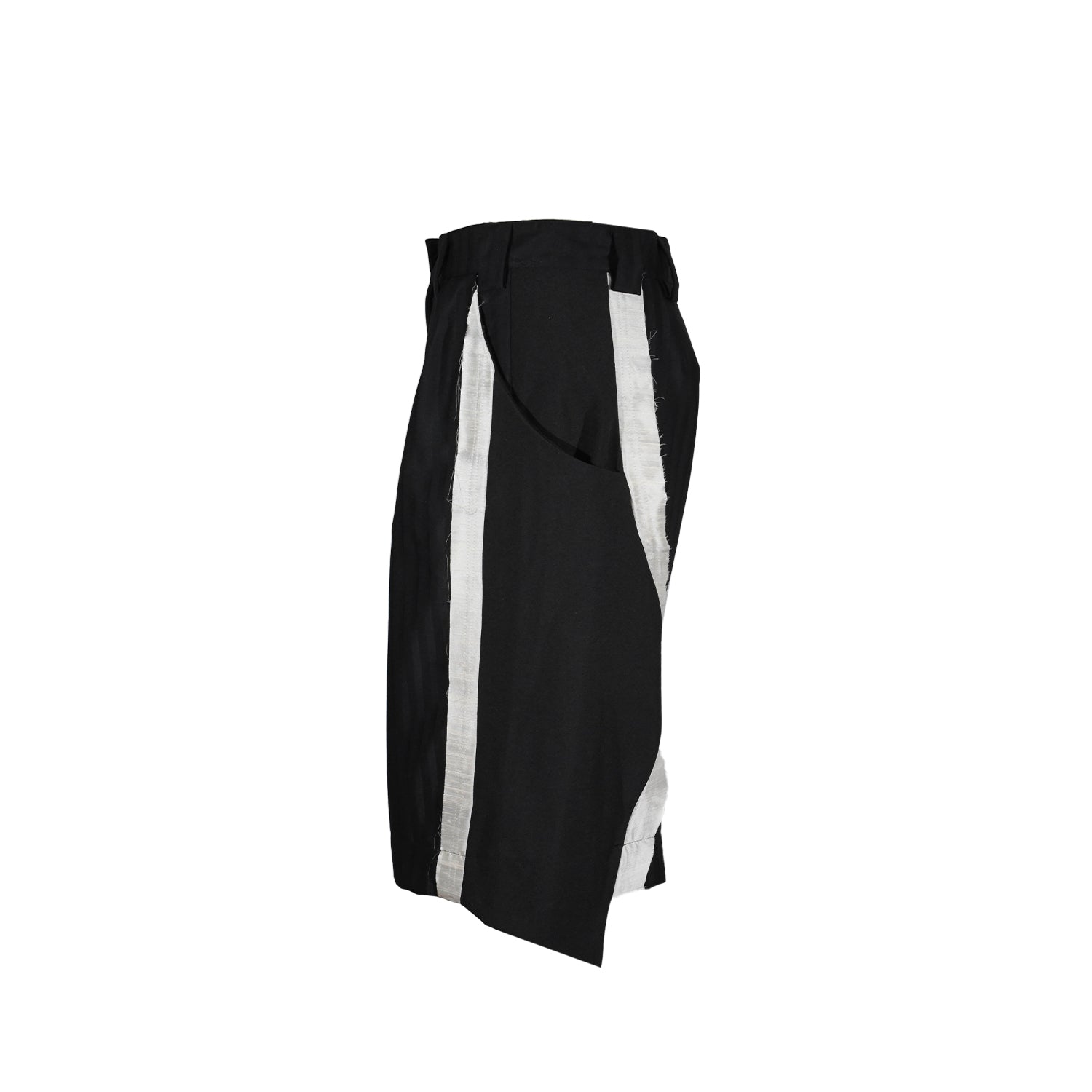 ASAU - 03 Football Tux Short - Black/Cream Trim