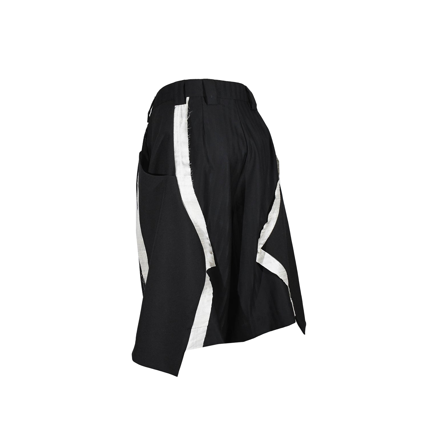 ASAU - 03 Football Tux Short - Black/Cream Trim