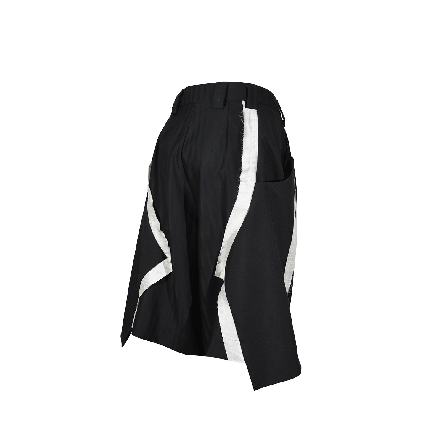 ASAU - 03 Football Tux Short - Black/Cream Trim