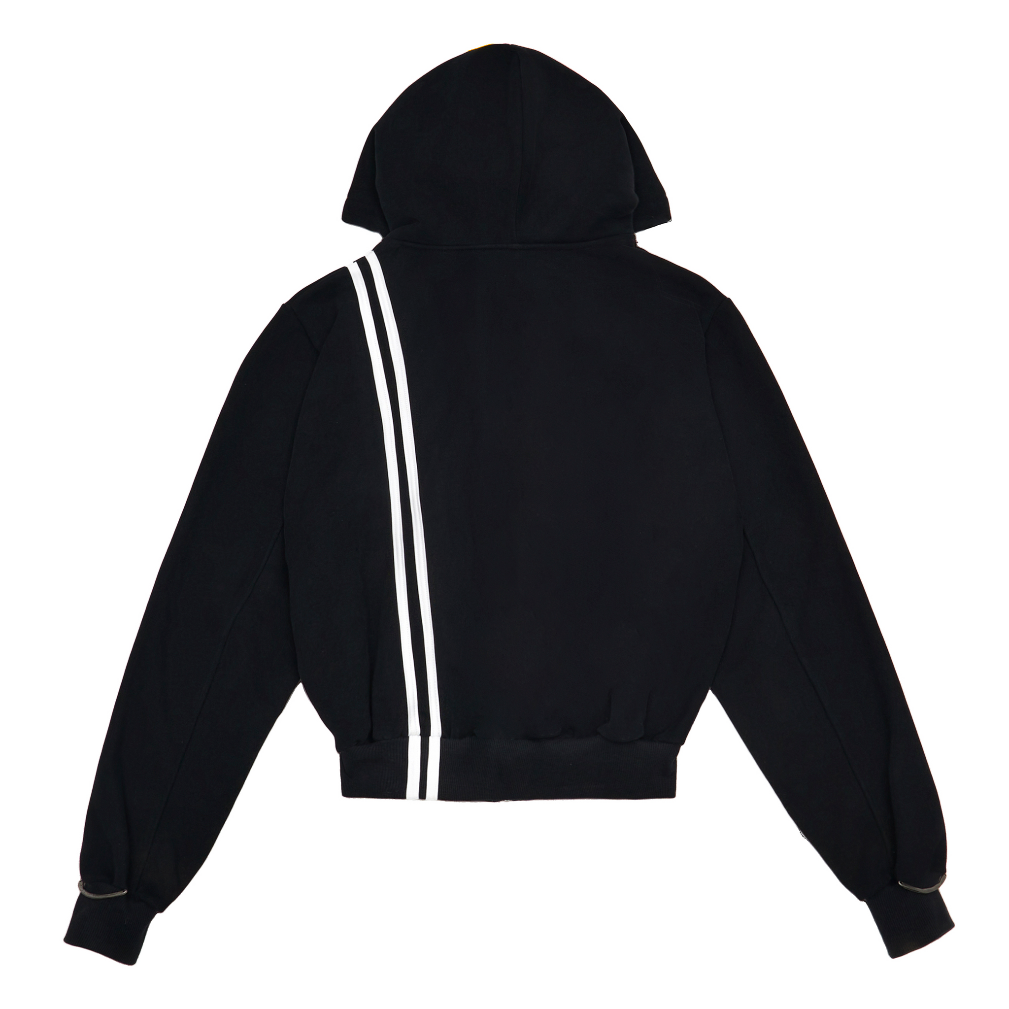 604SERVICE - Beaded School Track Hoodie - Black