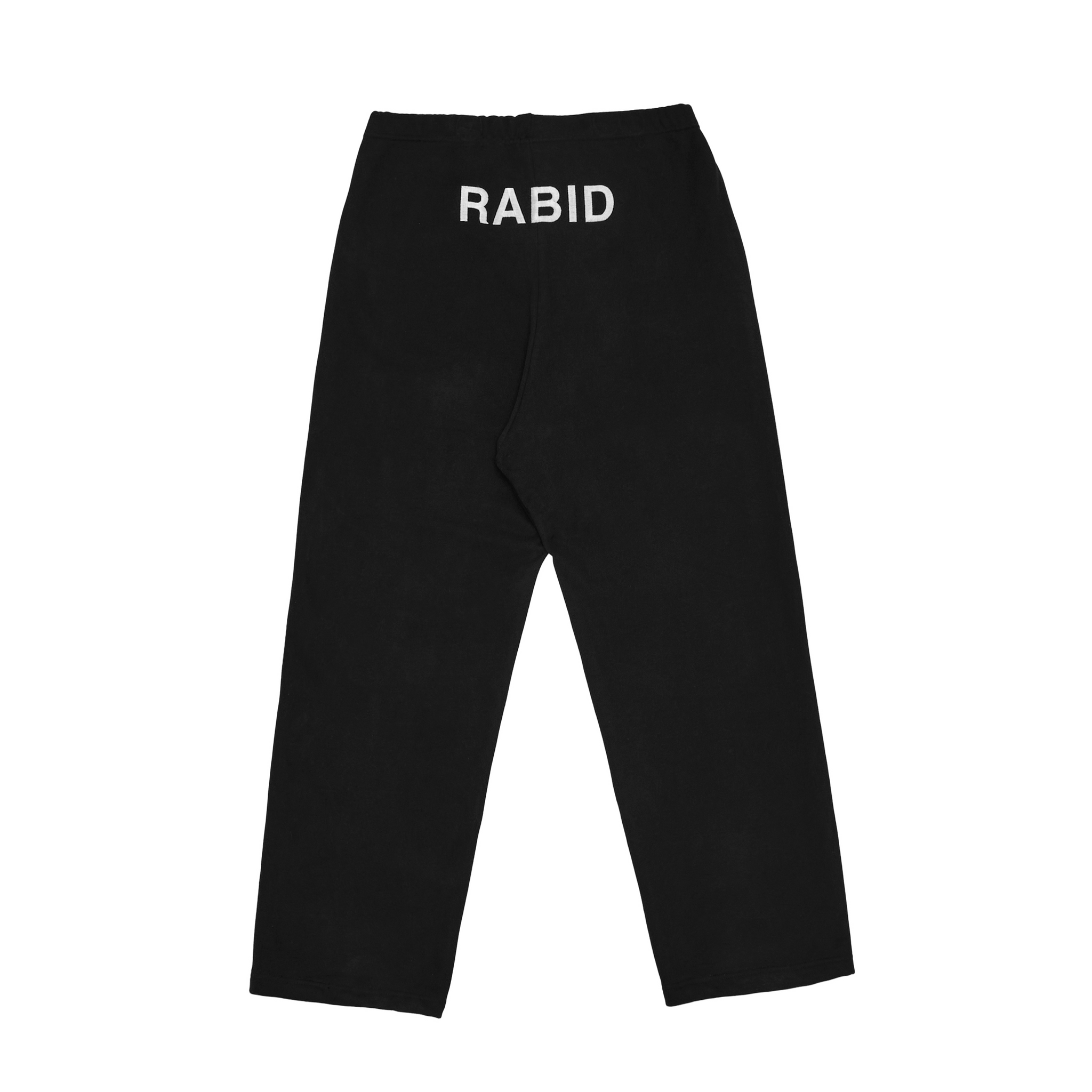 604SERVICE - Beaded School Logo Track Pants - Black