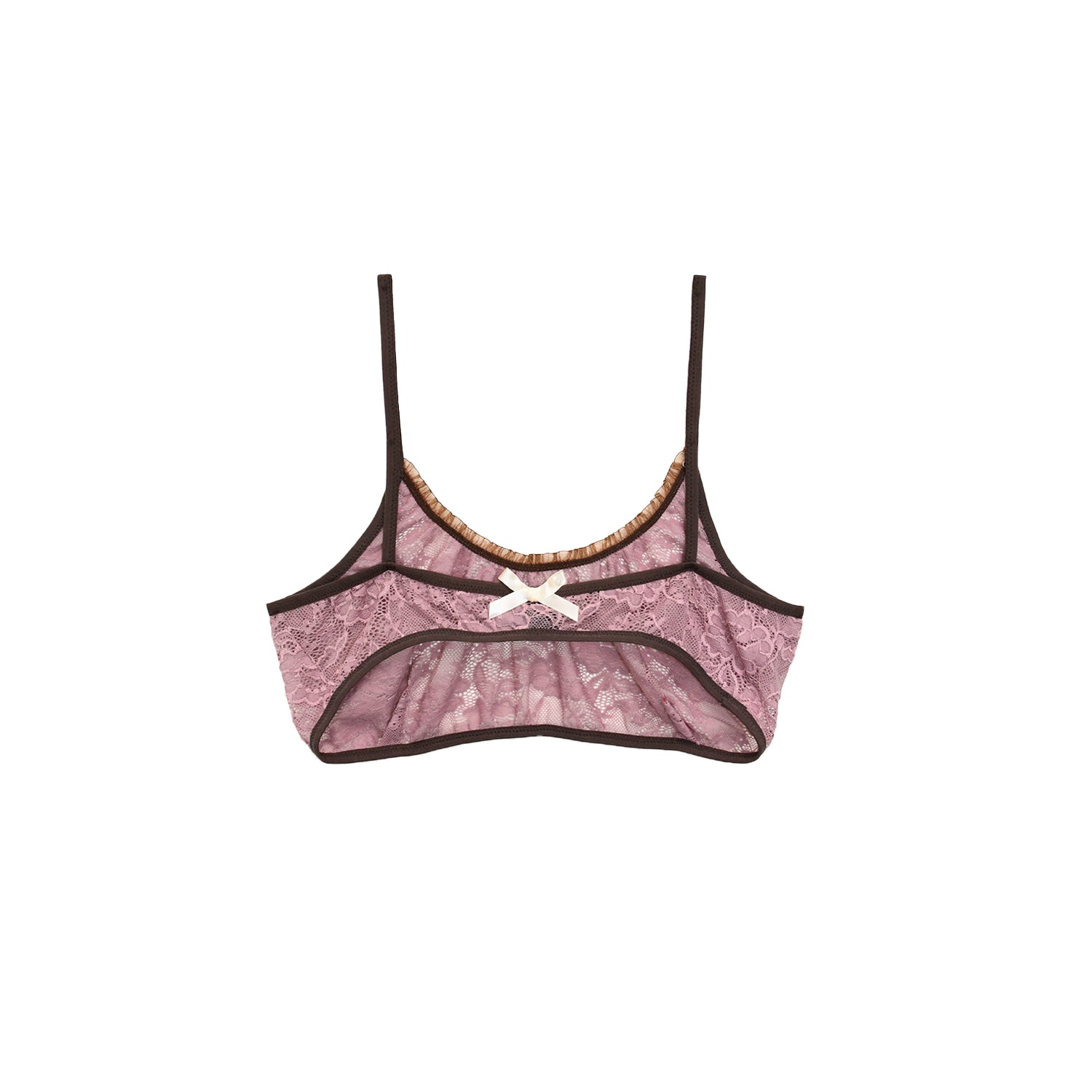 Bizarre - Laced Brooke Bralette - Petal Plum