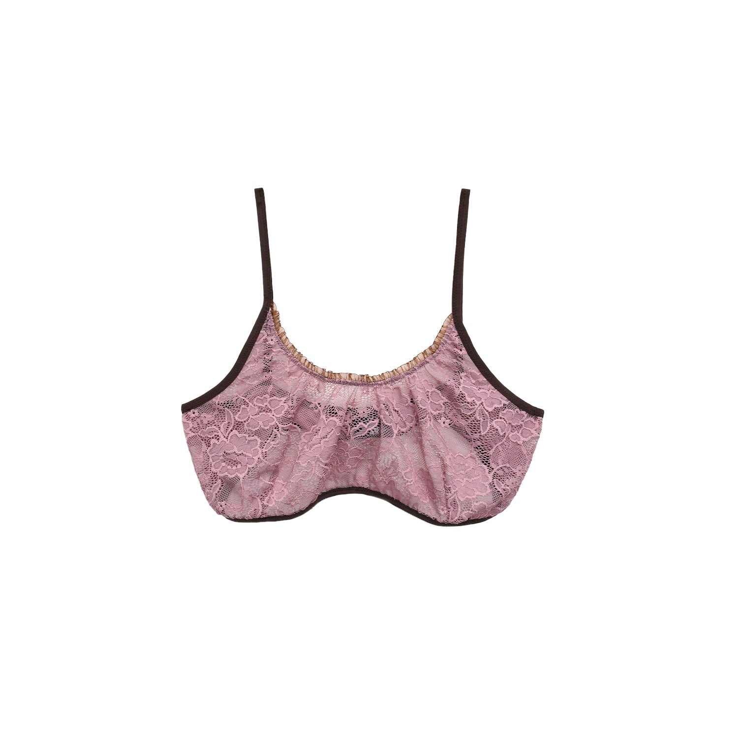 Bizarre - Laced Brooke Bralette - Petal Plum