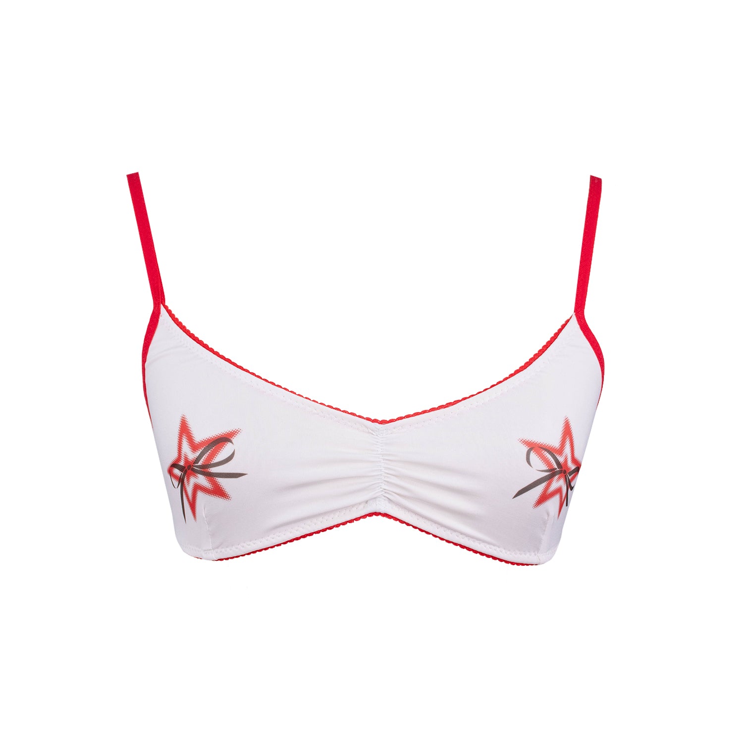 Bizarre - Wrapped Bra - White/Red