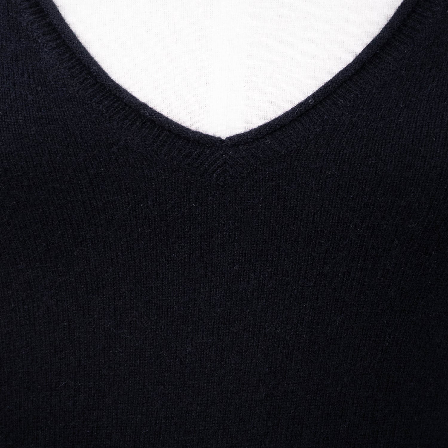 Be Right Back - Retired Cheerleader V-Neck Knit - Black