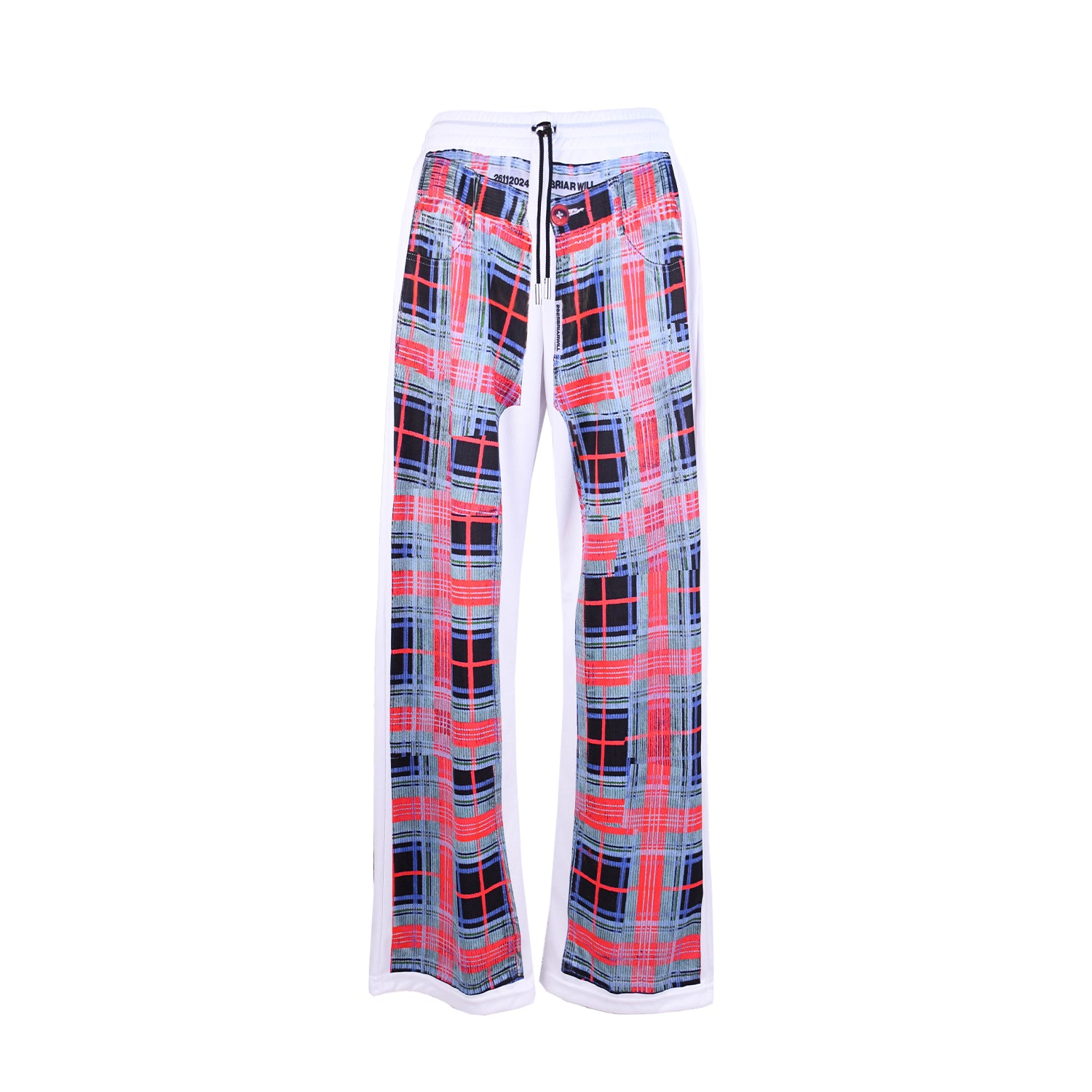 Briar Will - The Tartan Tracksuit Pants - Pink