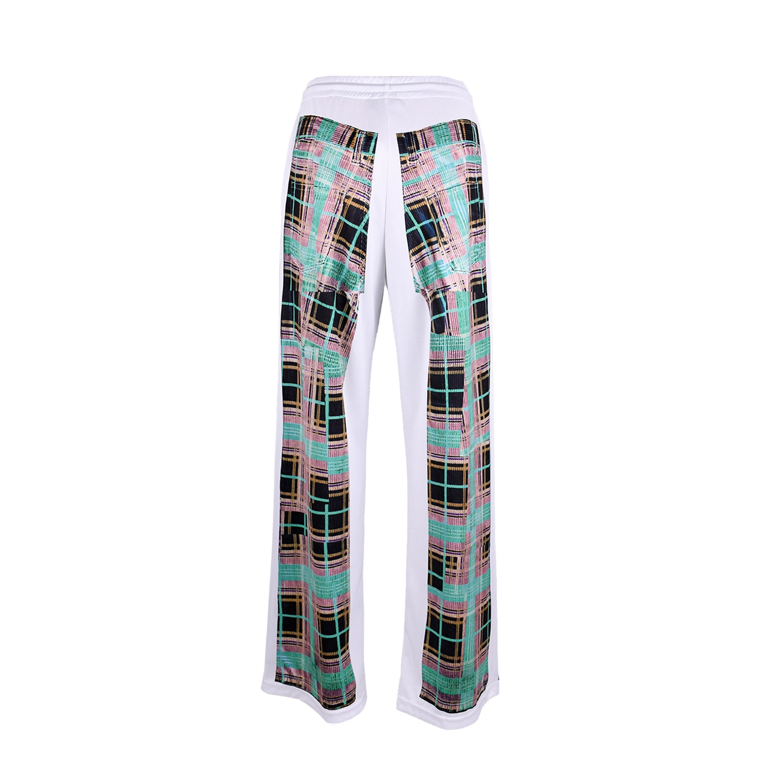 Briar Will - The Tartan Tracksuit Pants - Aqua