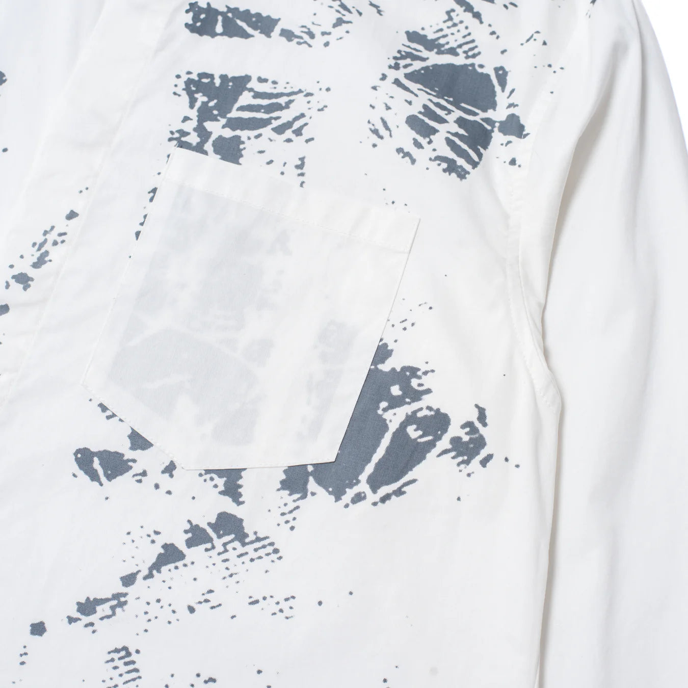 HODDLE Concrete Oxford Shirt - White