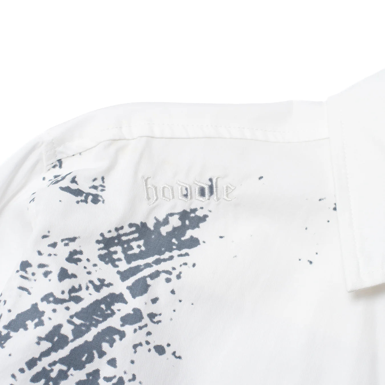 HODDLE Concrete Oxford Shirt - White