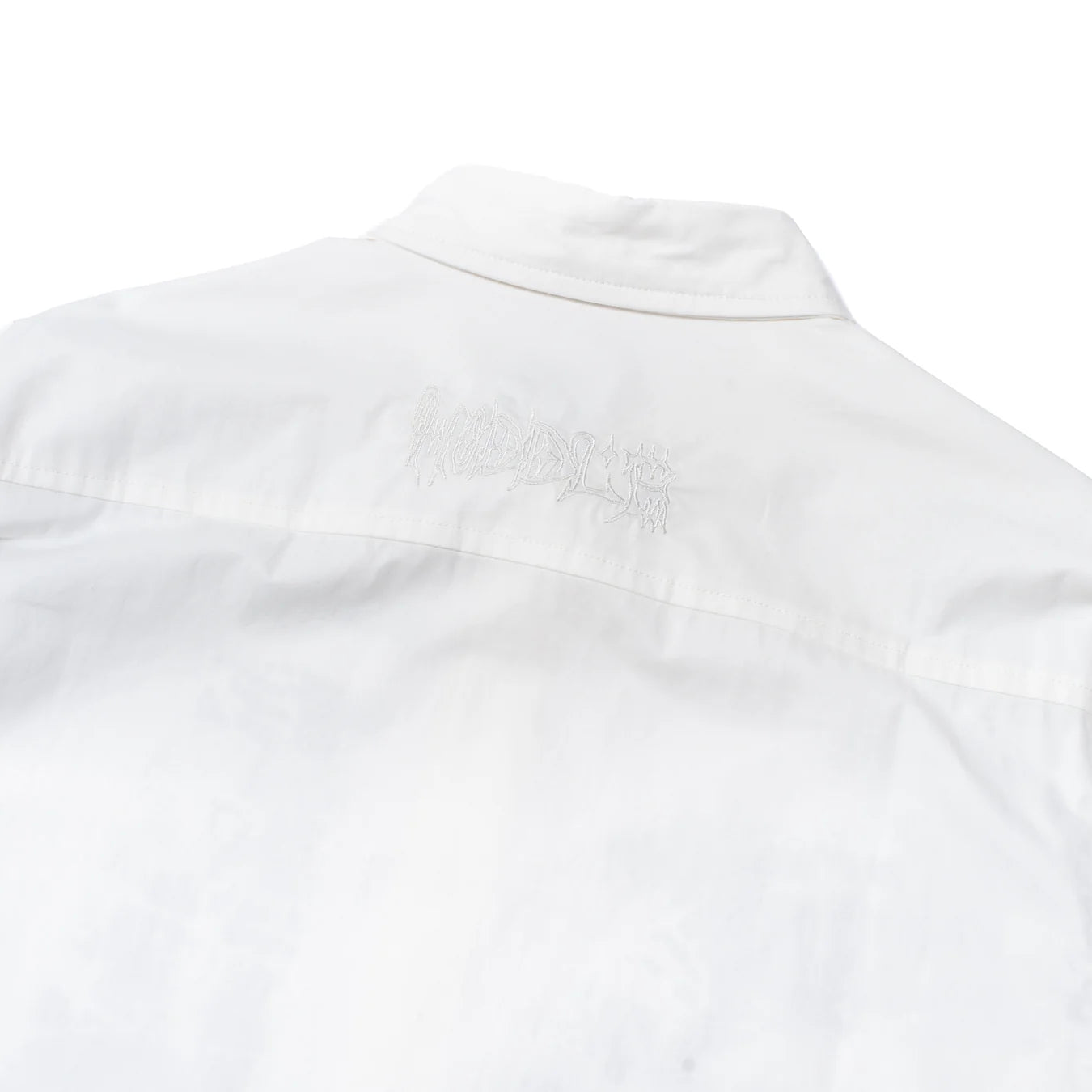 HODDLE Concrete Oxford Shirt - White