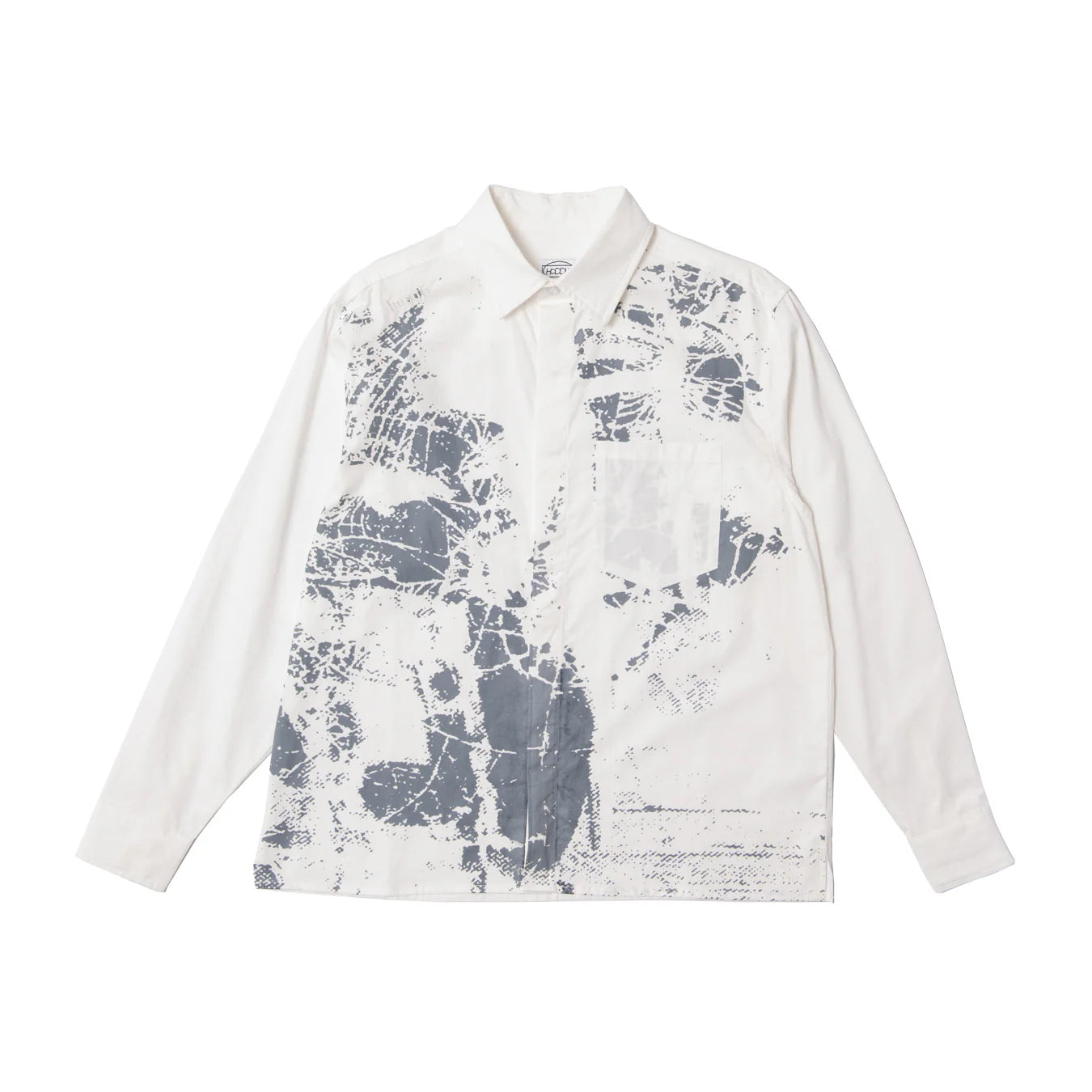 HODDLE Concrete Oxford Shirt - White