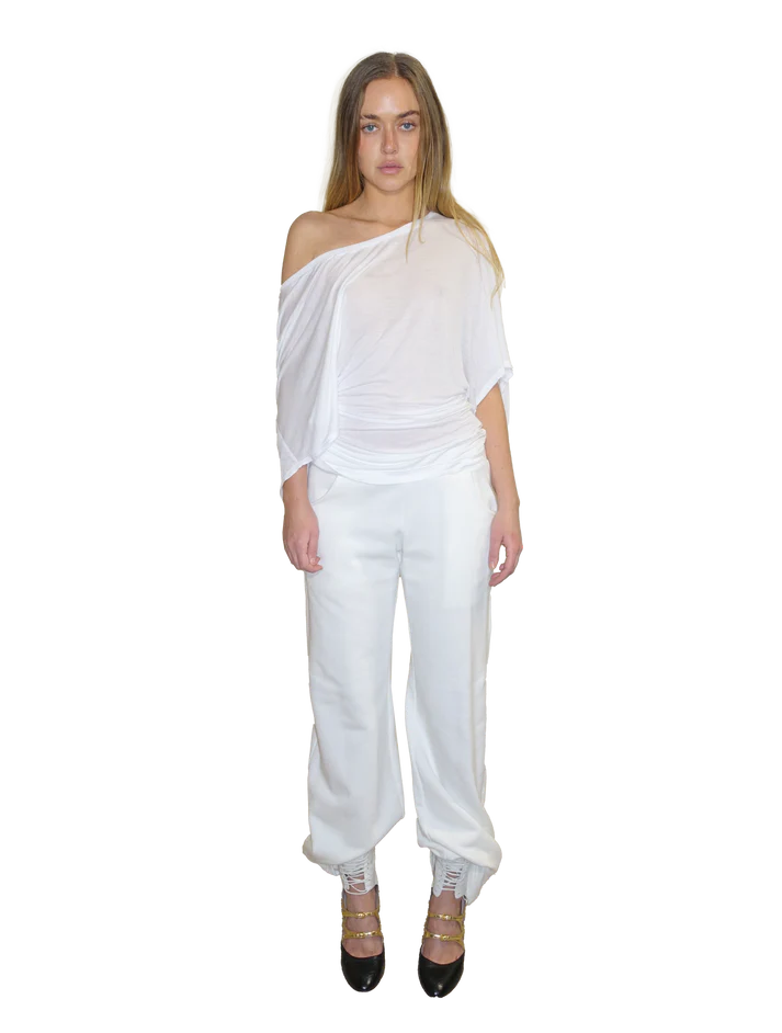 Olivia Rowan - Liquid Tee - White