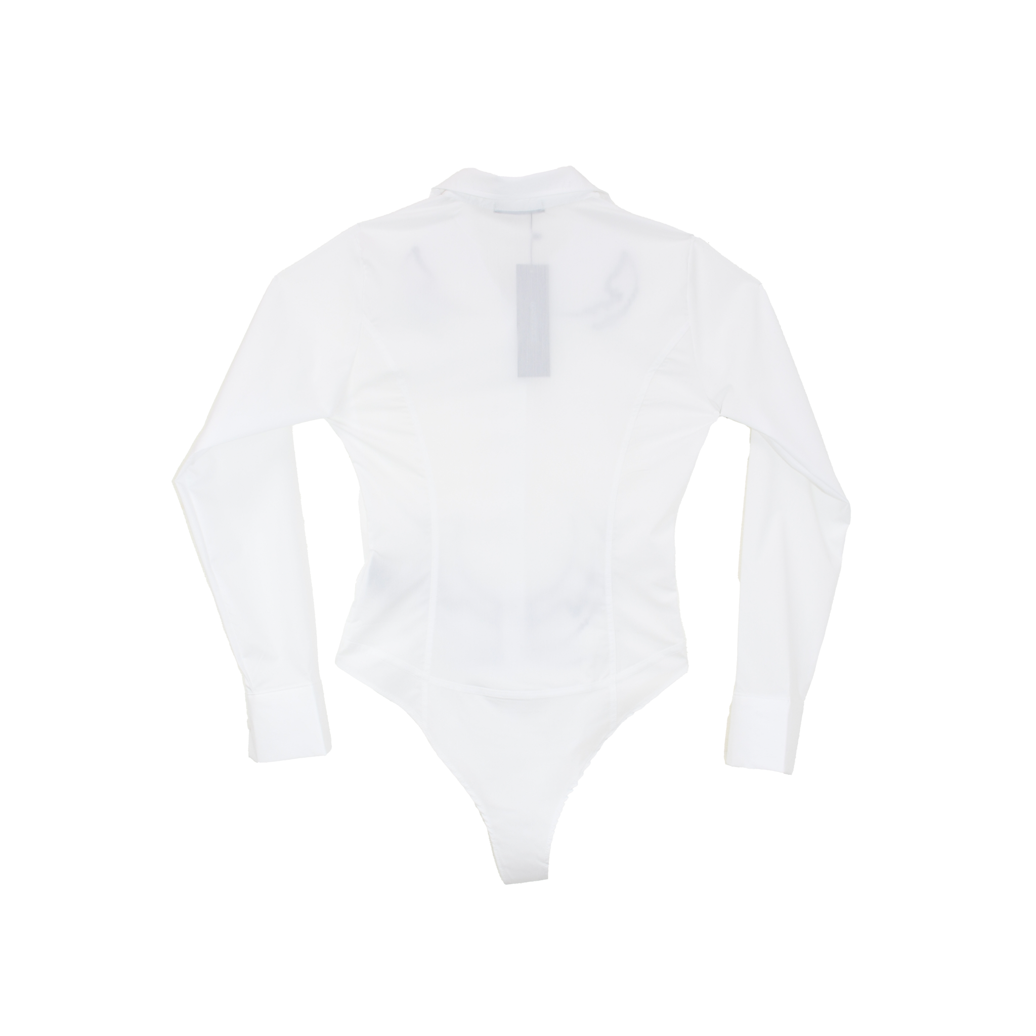 604SERVICE - Embroidered Office Bodysuit - White