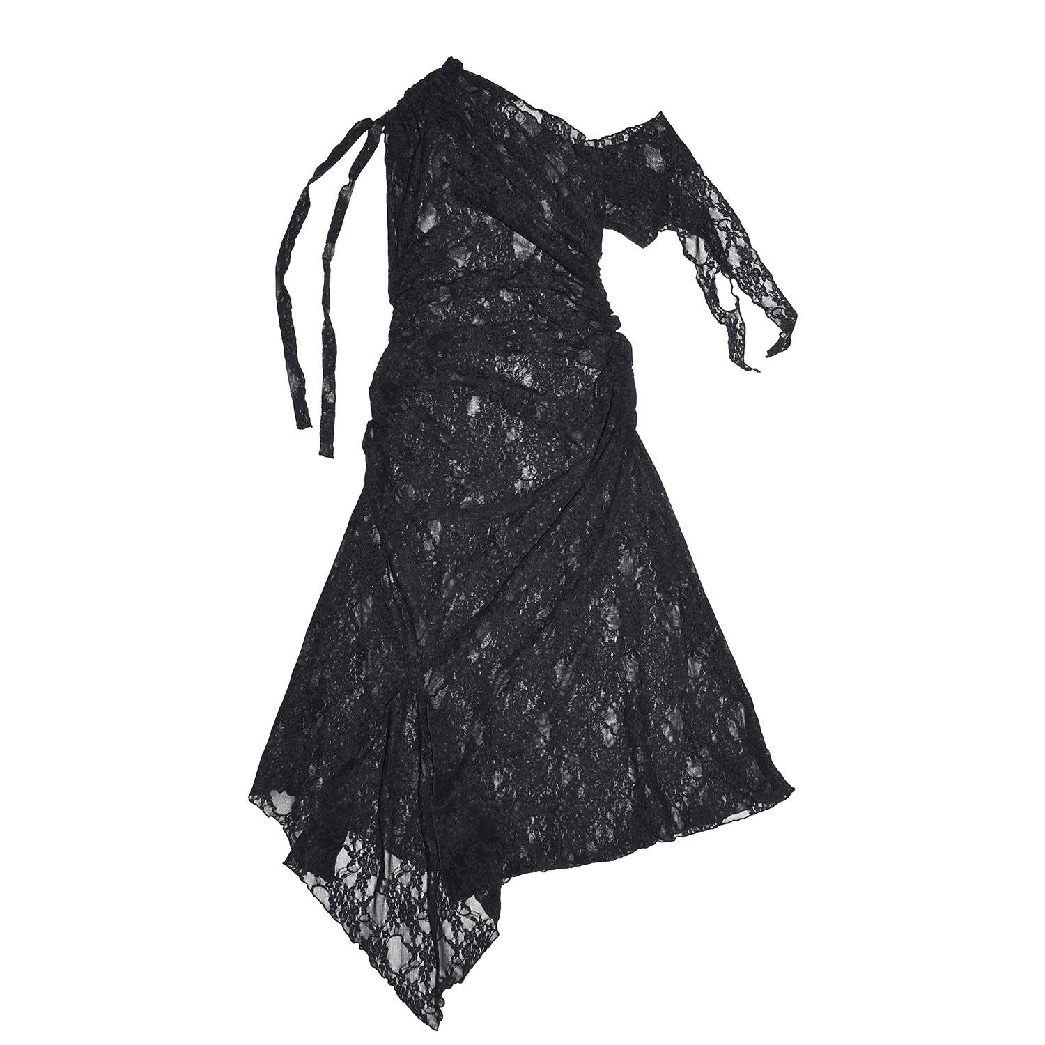 OATS - Summer Dress - Black Lace