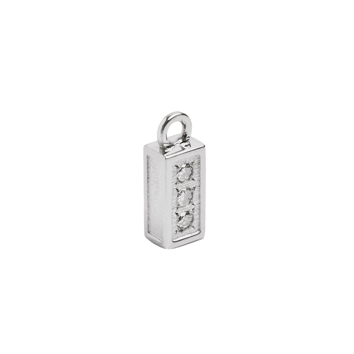 Laura Miers - Divorce Charm - Silver with Lab Diamonds