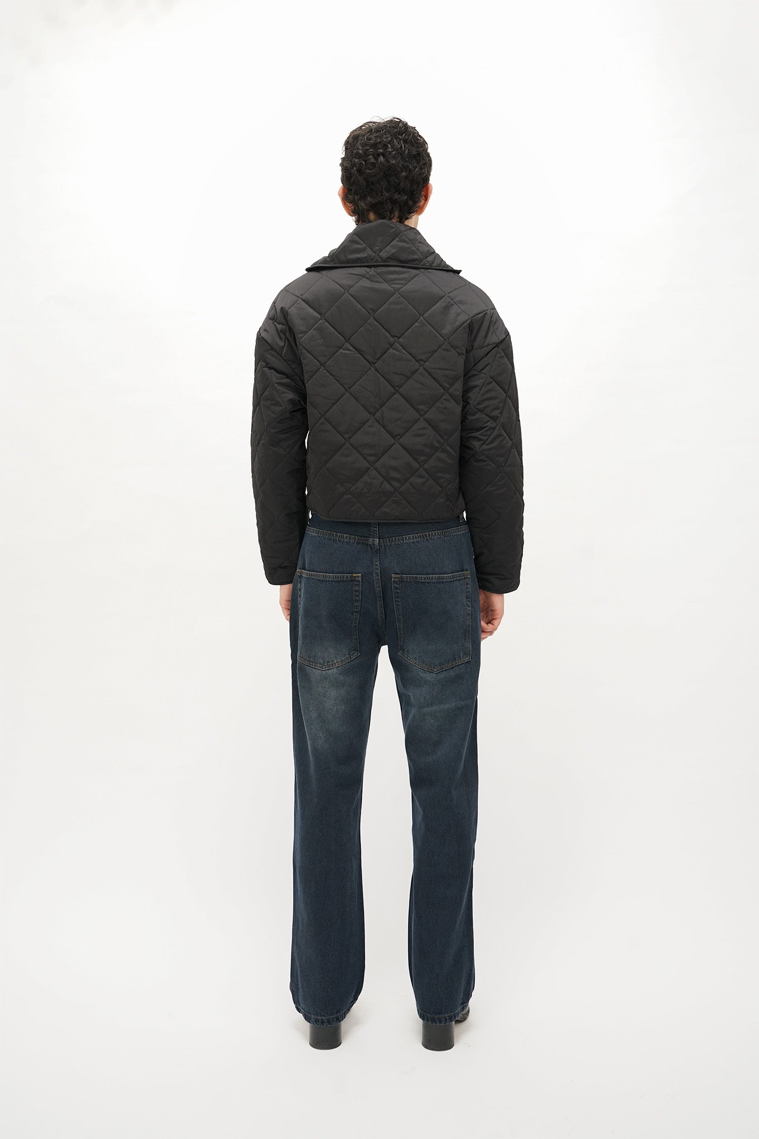 Wynn Hamlyn - Double Layer Quilted Bomber Jacket - Khaki