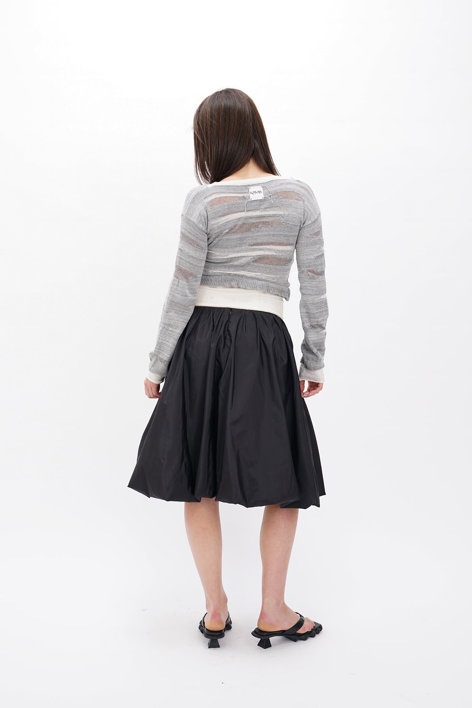 RTAMA - Cardi - Grey & White
