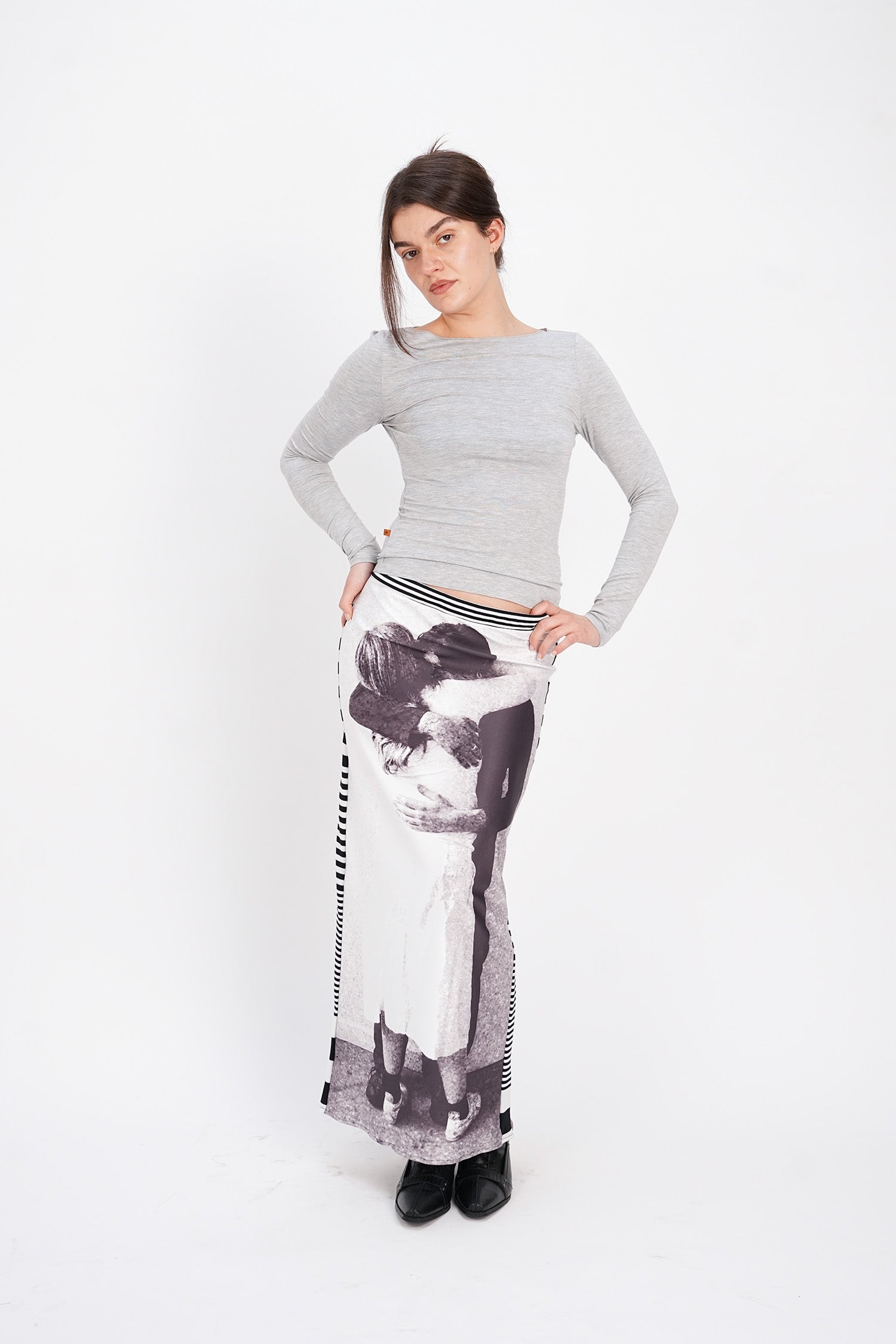 Miaou - Amelia Top - Heather Grey
