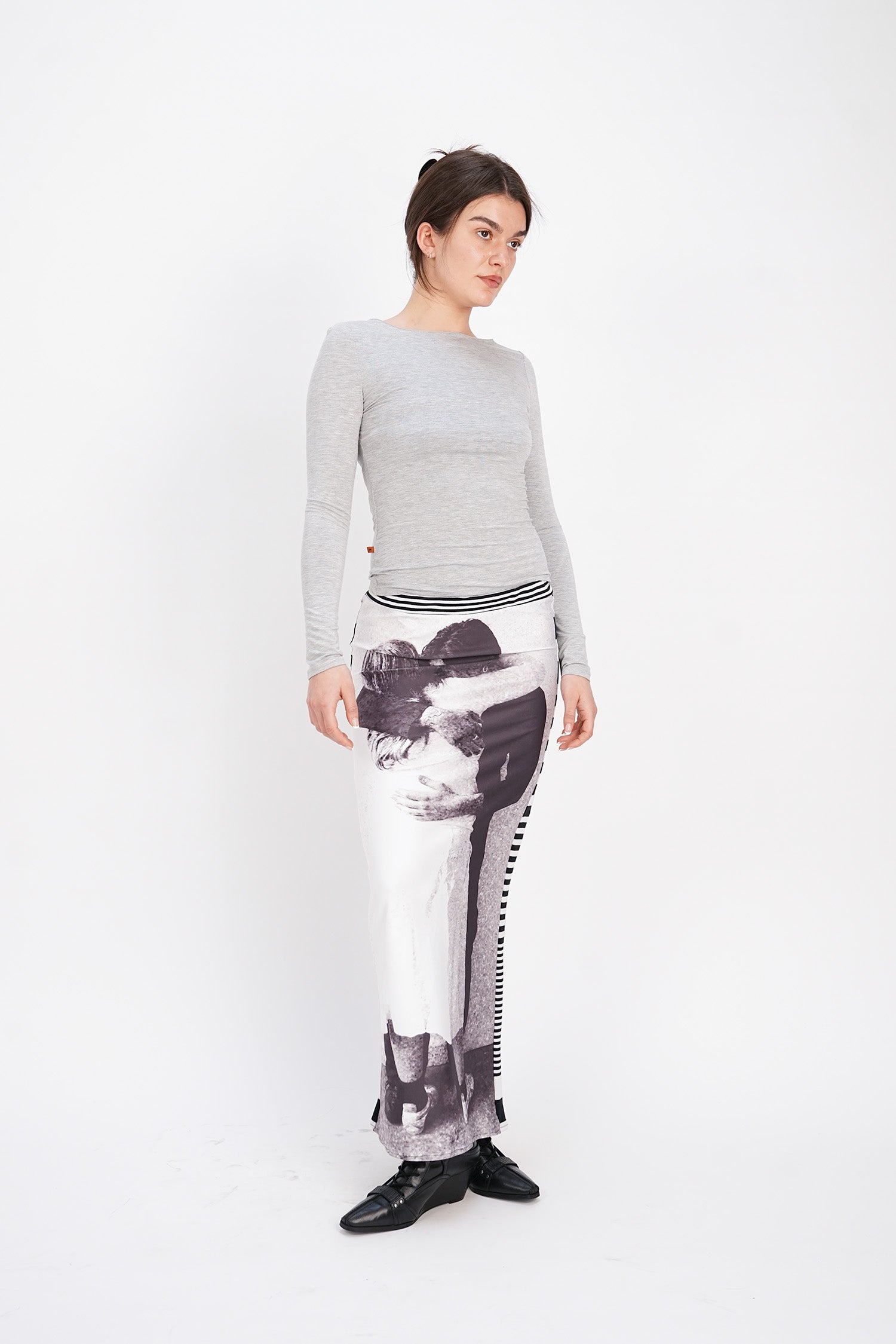 Miaou - Amelia Top - Heather Grey