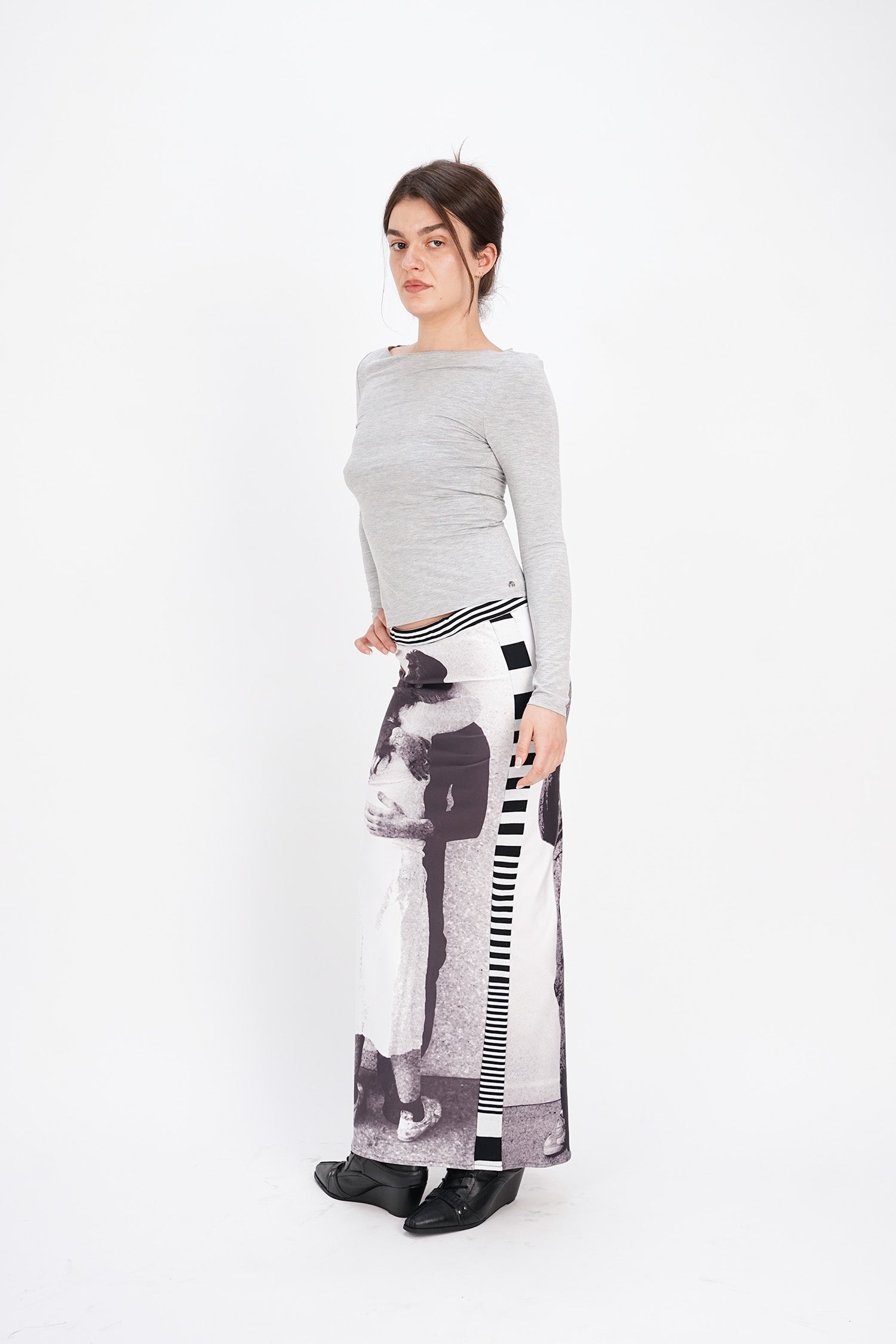 Miaou - Amelia Top - Heather Grey