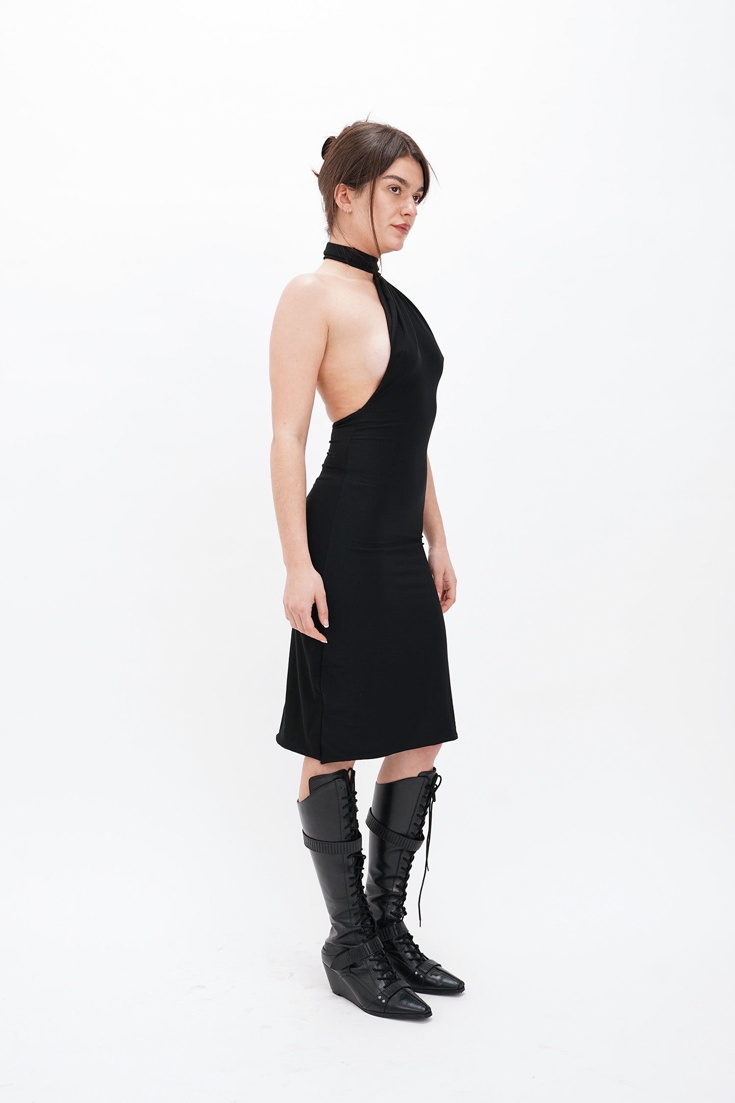 It's My Roommates - Weighted Halter Dress