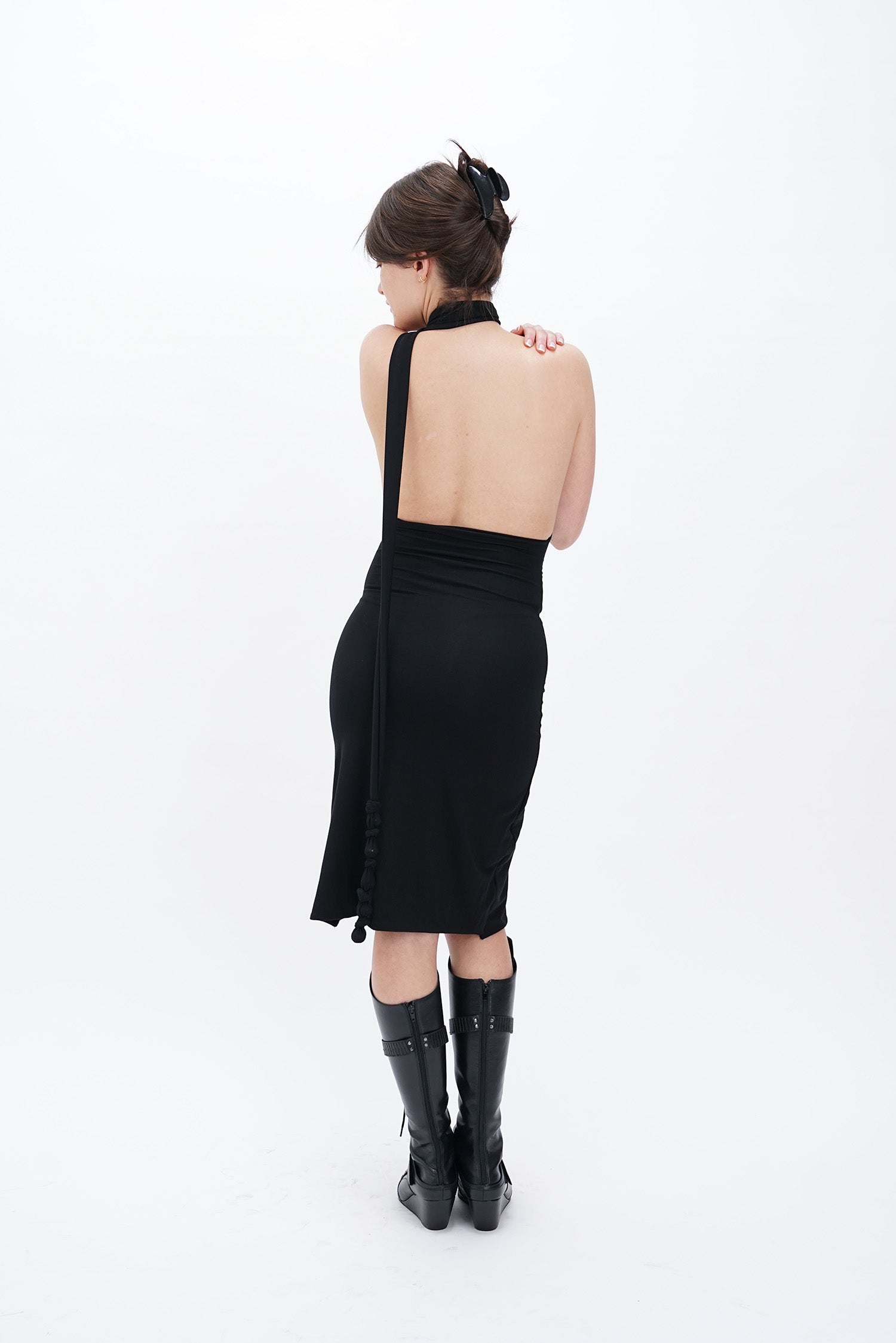 It's My Roommates - Weighted Halter Dress