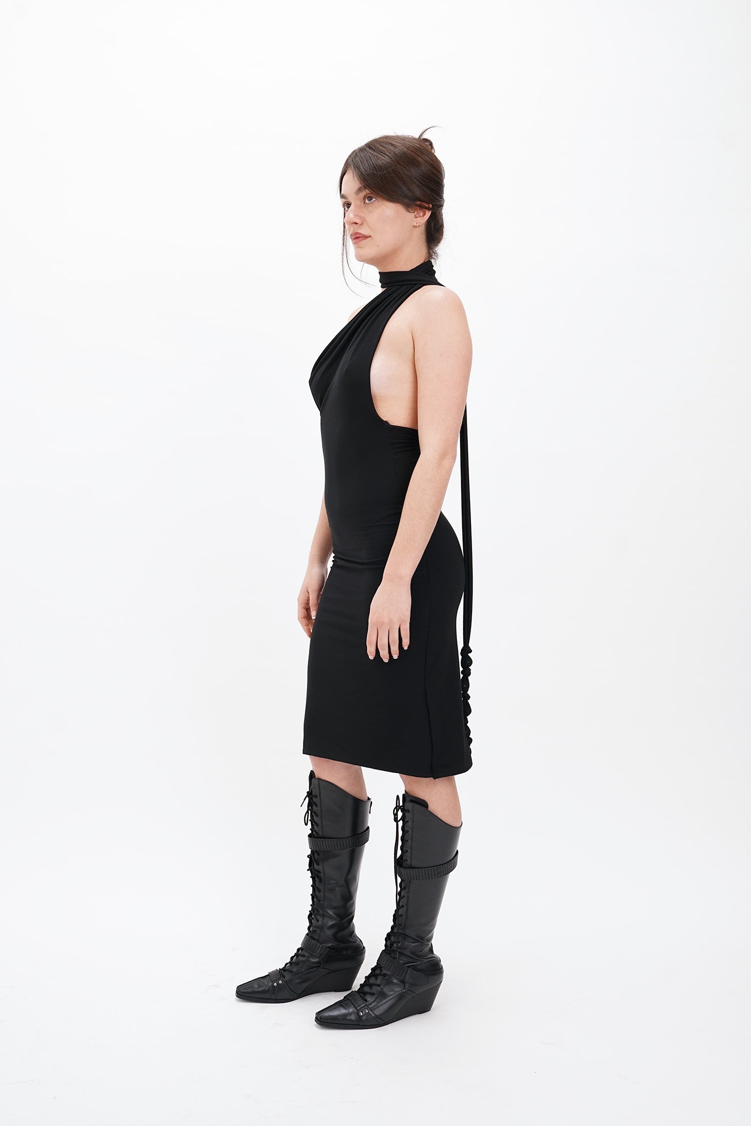 It's My Roommates - Weighted Halter Dress