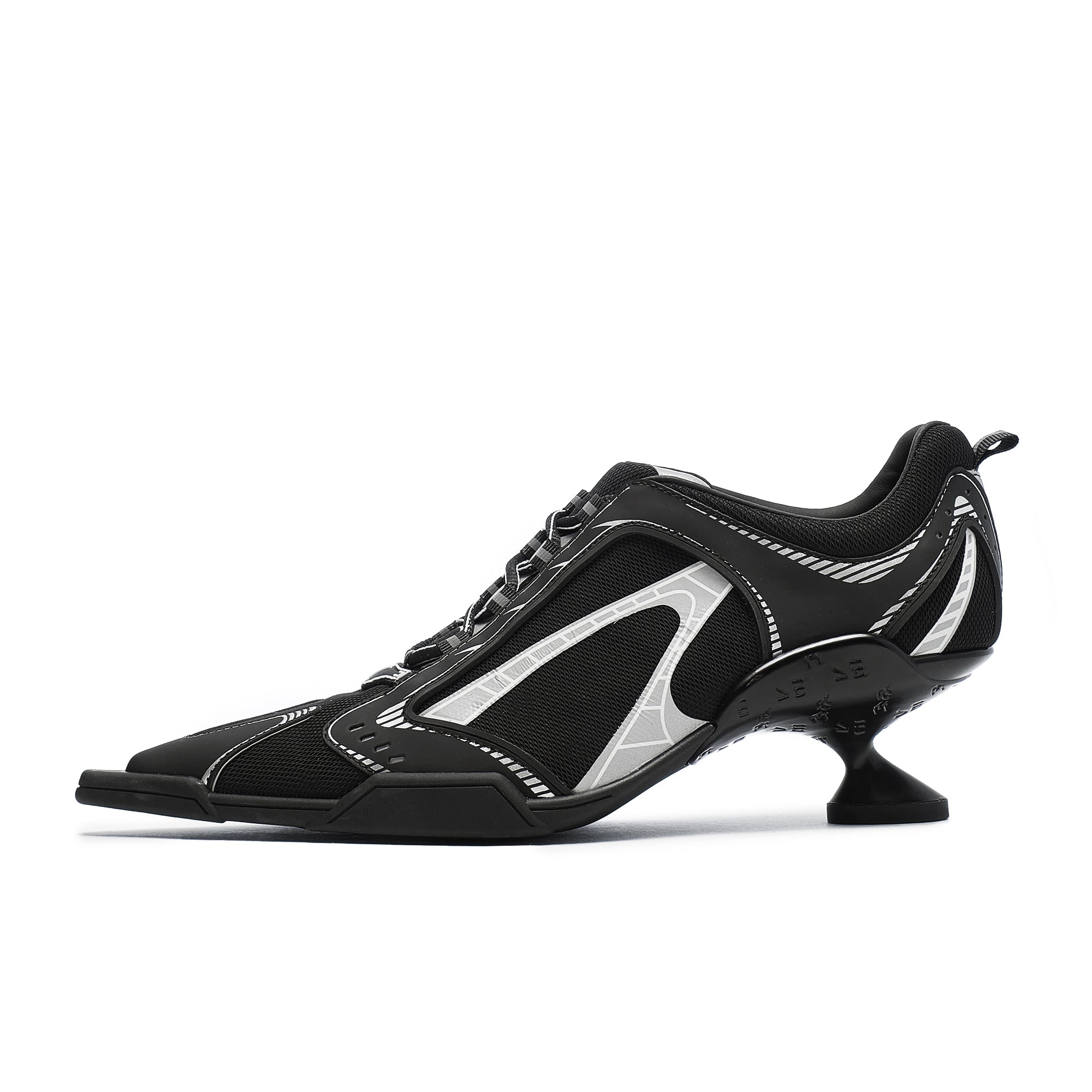 EMPTY BEHAVIOR - Interstellar High Heel Sneaker - Black