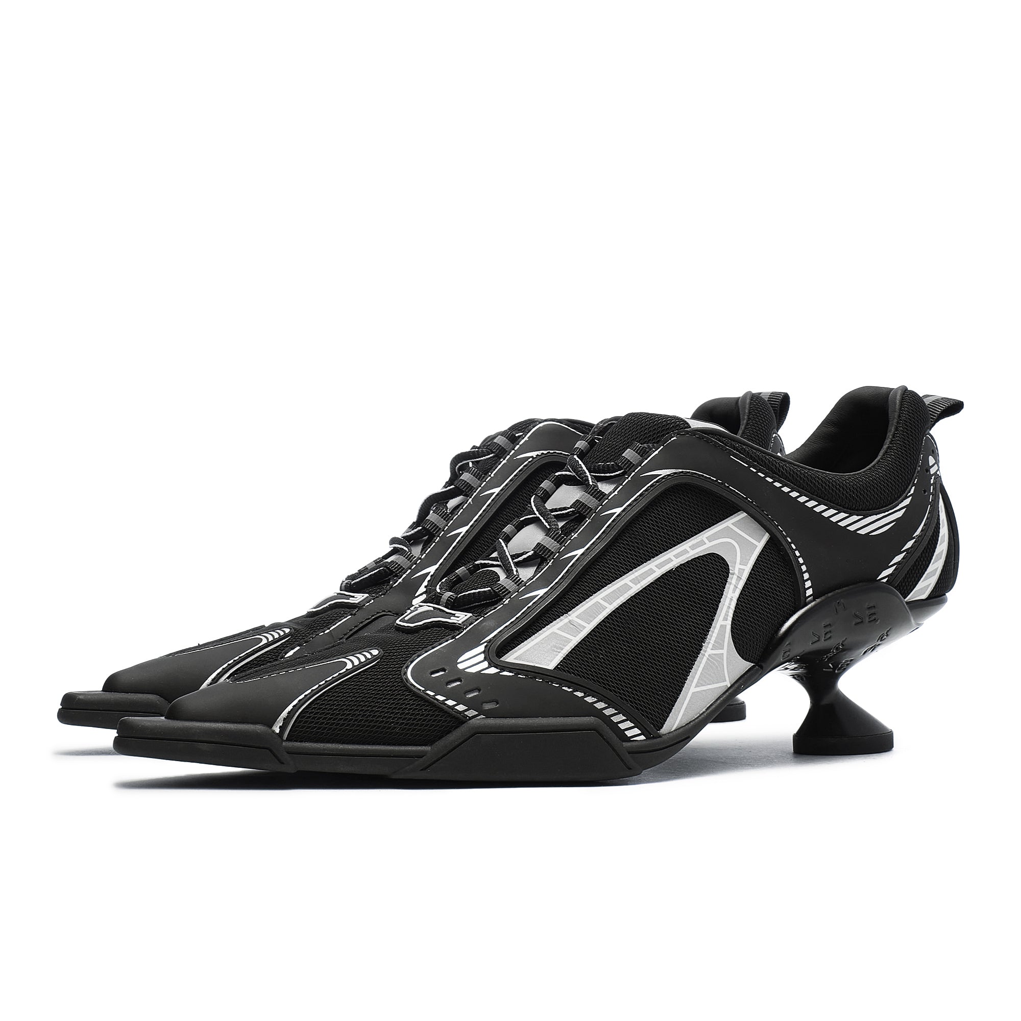 EMPTY BEHAVIOR - Interstellar High Heel Sneaker - Black