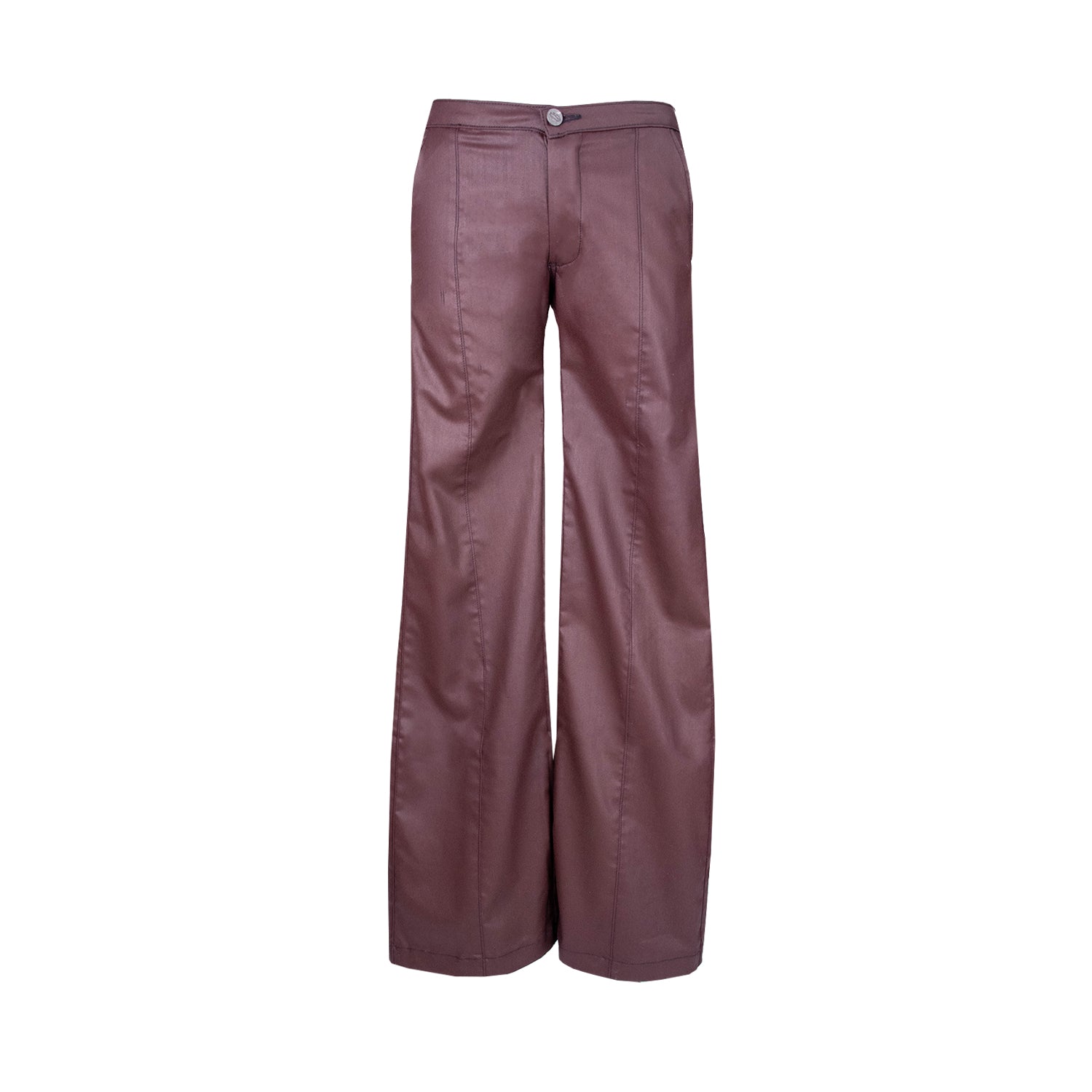 EMPATH - Waxy Bootcut Pant - Burgundy