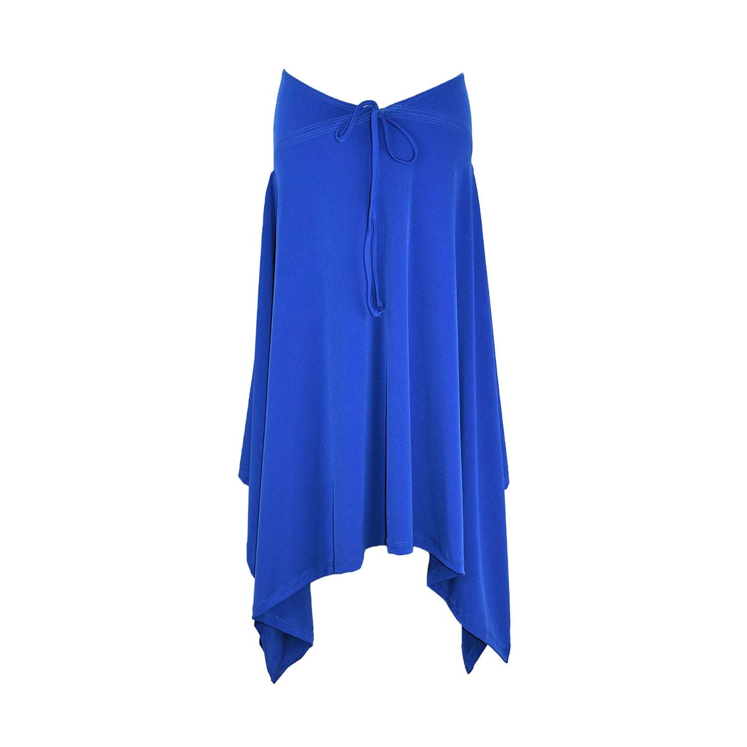 Emily Watson Handkerchief Bowtie Skirt - Royal Blue