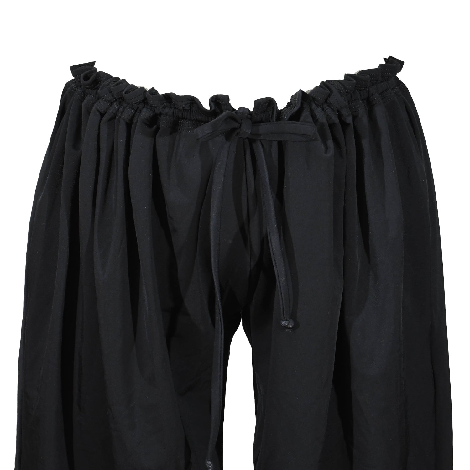 Emily Watson - Ruffle Capri Board Shorts - Black