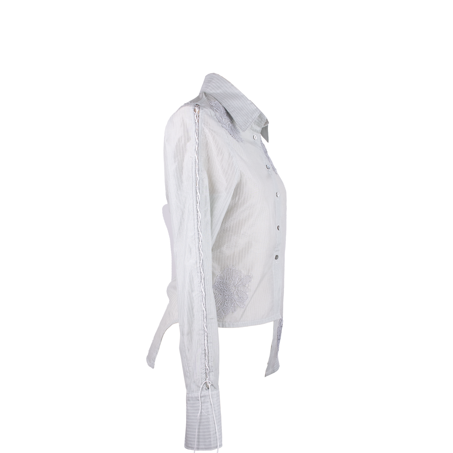 Amy Cottrell - Metallic Stripe Shirt