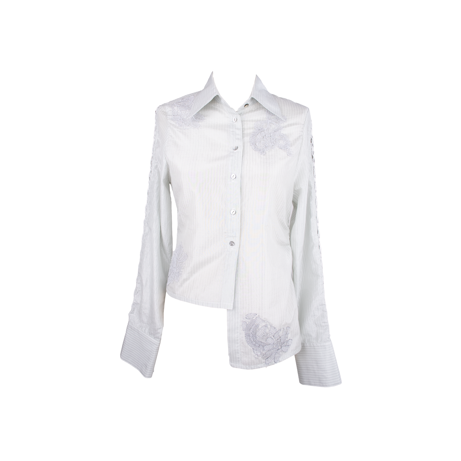 Amy Cottrell - Metallic Stripe Shirt