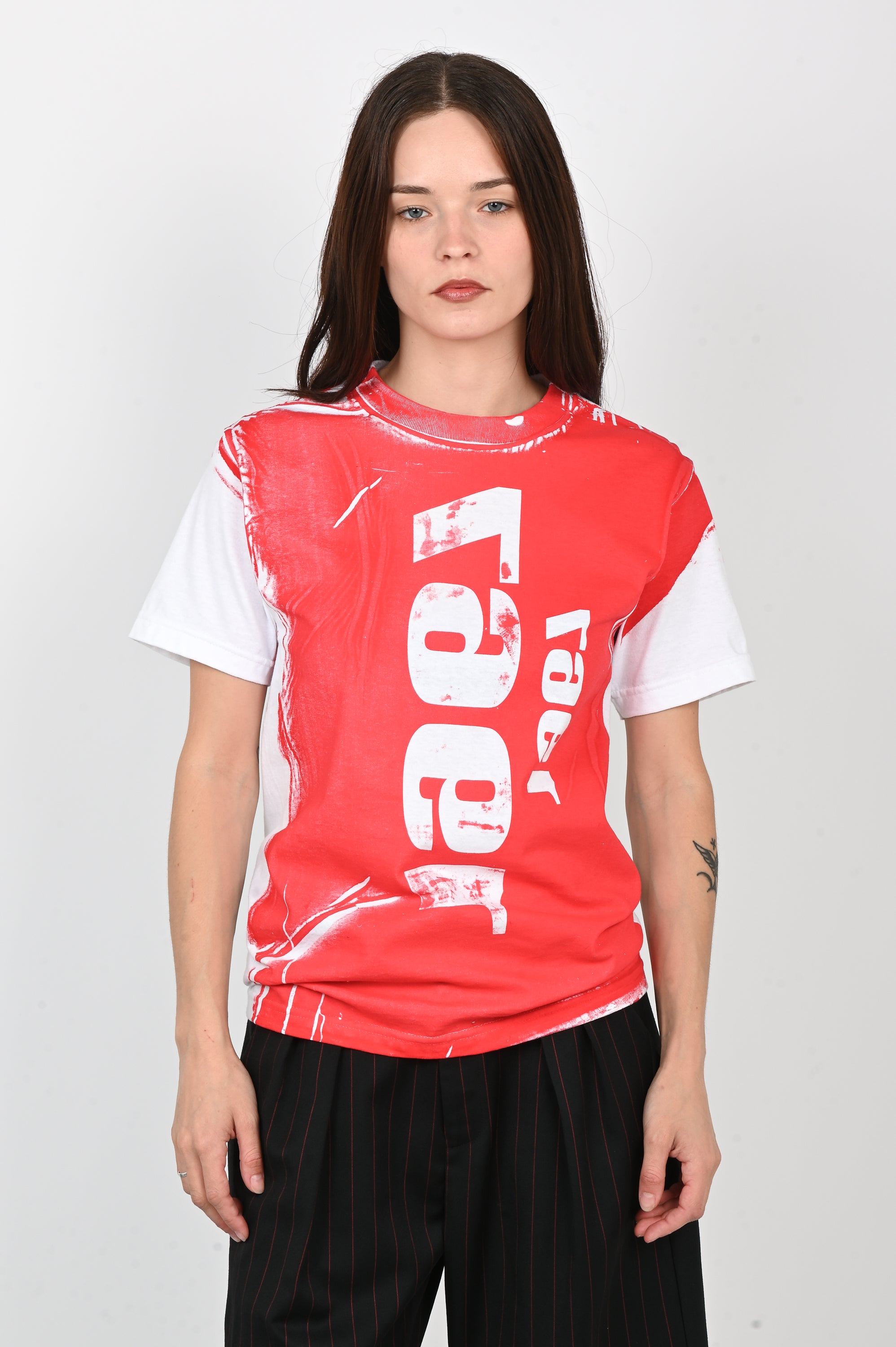ASAU - 6DS 1967-7691 Tee - Red/White