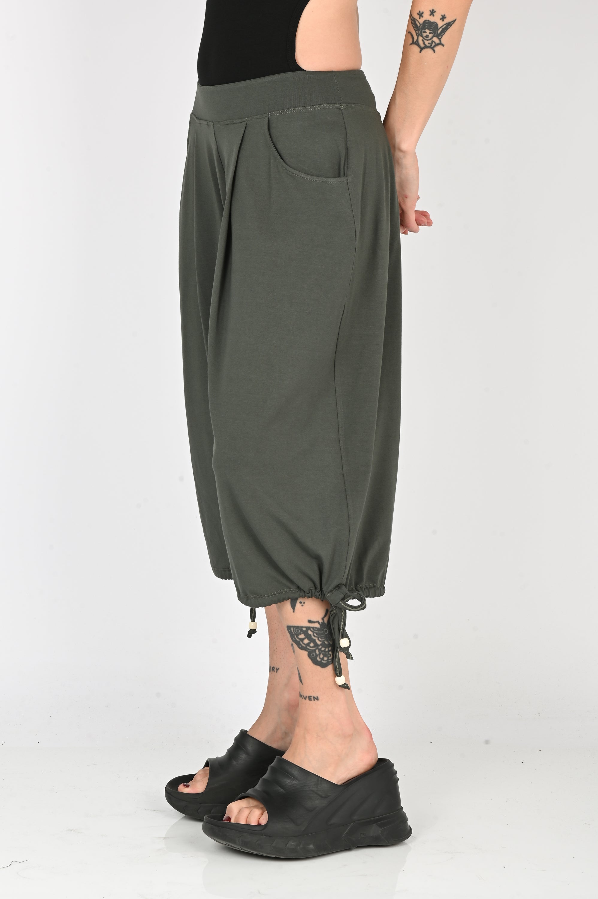 Olivia Rowan - Harem Pants - Khaki