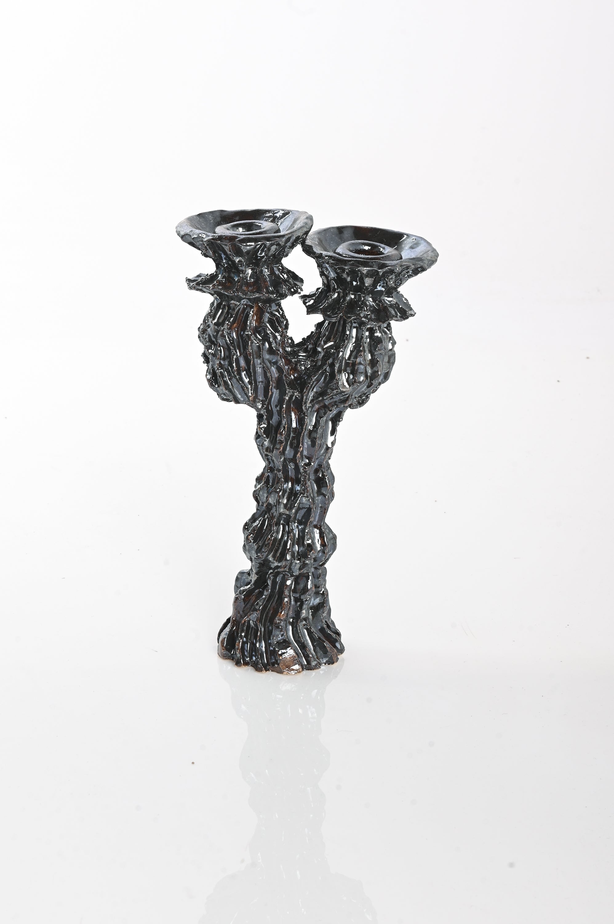 Pot Pot - Double Candlestuck - Gunmetal
