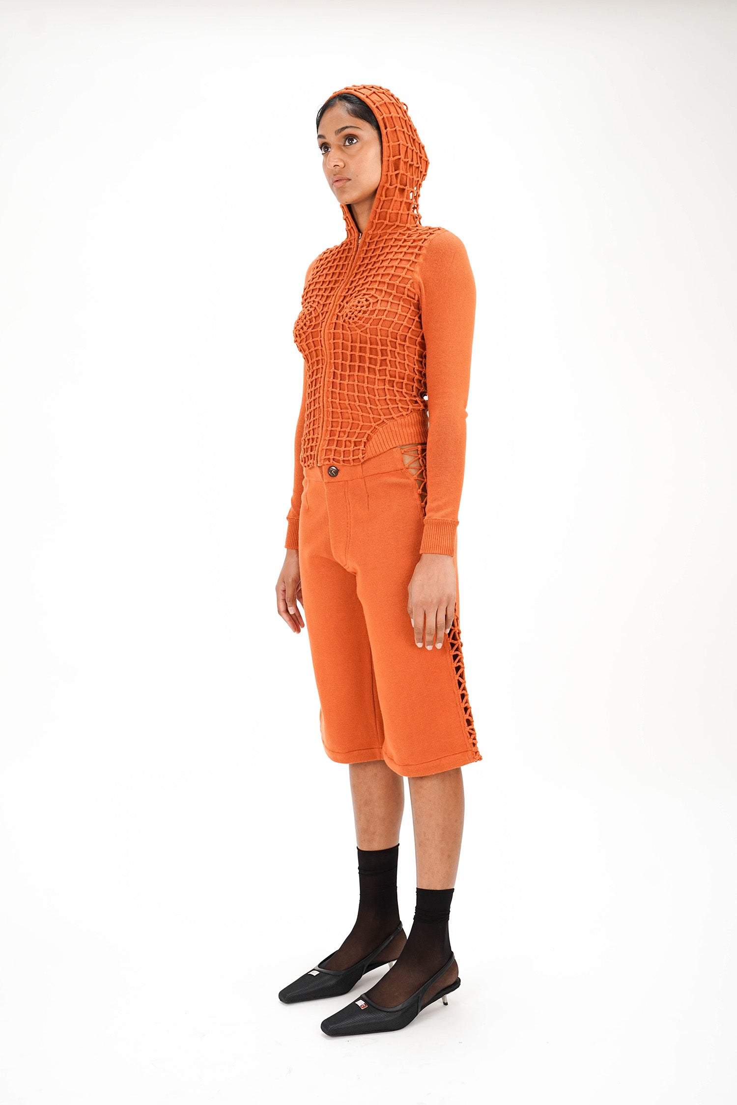 Isa Boulder - Relaxed Macrame Pants - Ginger