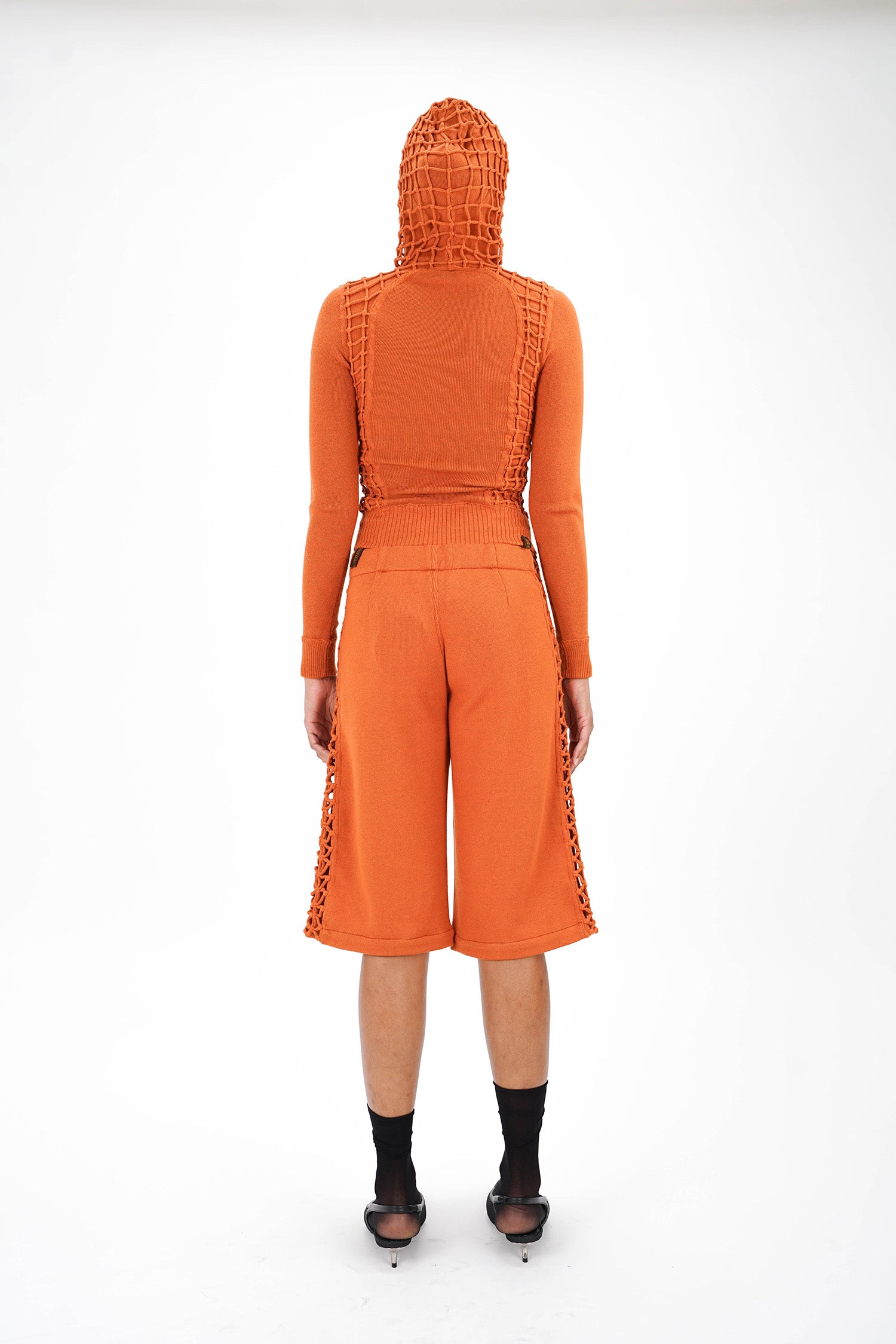 Isa Boulder - Overlap Macramist Hoodie - Ginger