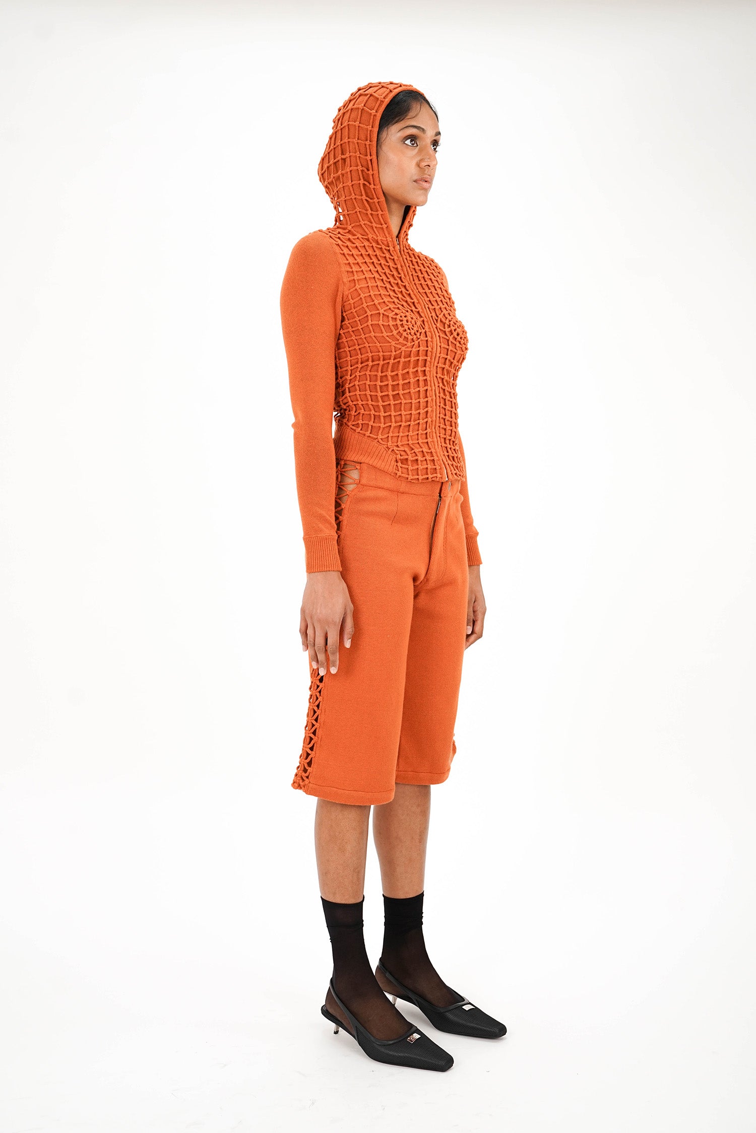 Isa Boulder - Overlap Macramist Hoodie - Ginger – Error404store